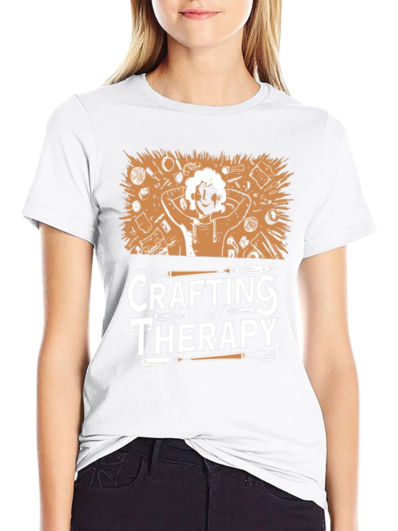 Crafting is My Therapy T-Shirt