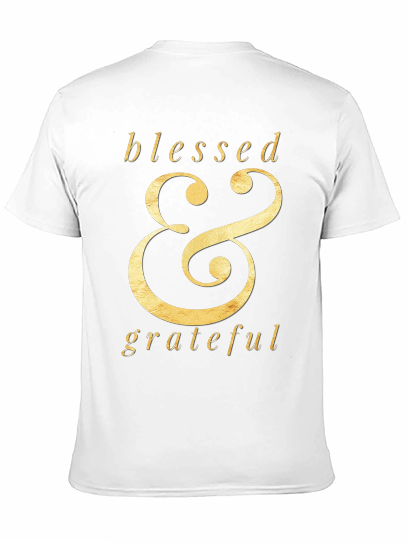 Blessed & Grateful Graphic Tee - Stylish Black T-Shirt