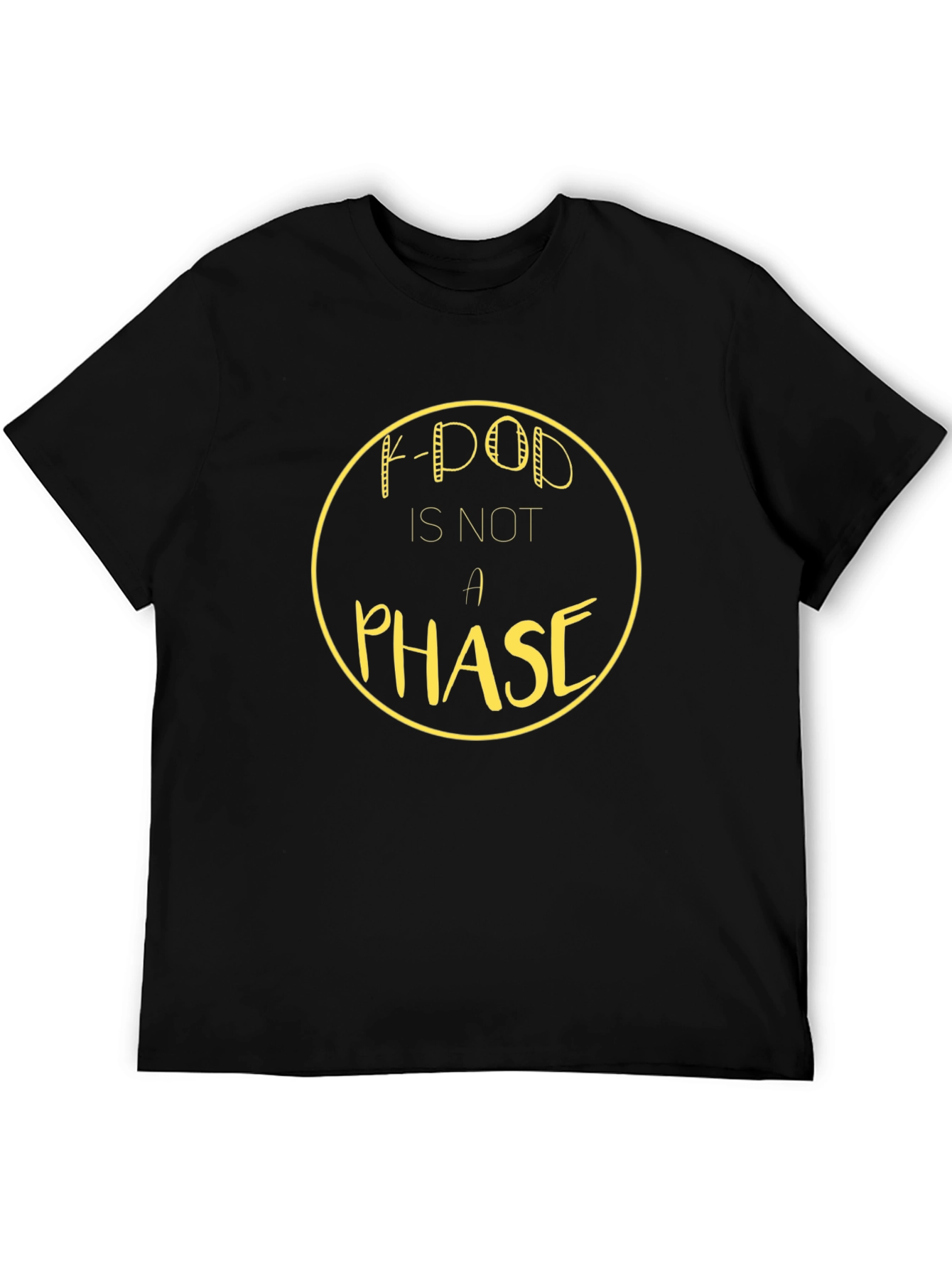 K-Pop is Not a Phase Black T-Shirt