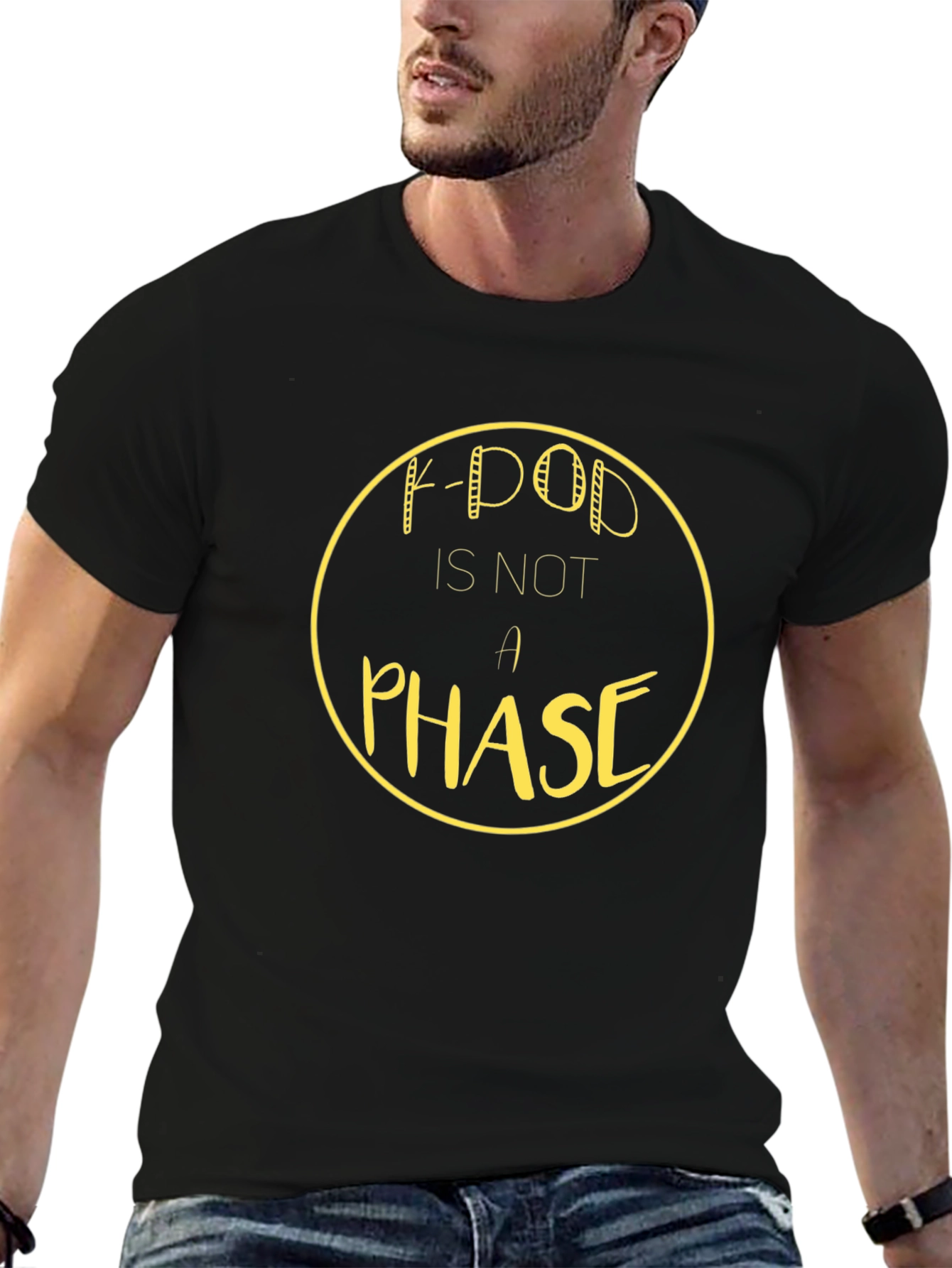 K-Pop is Not a Phase Black T-Shirt