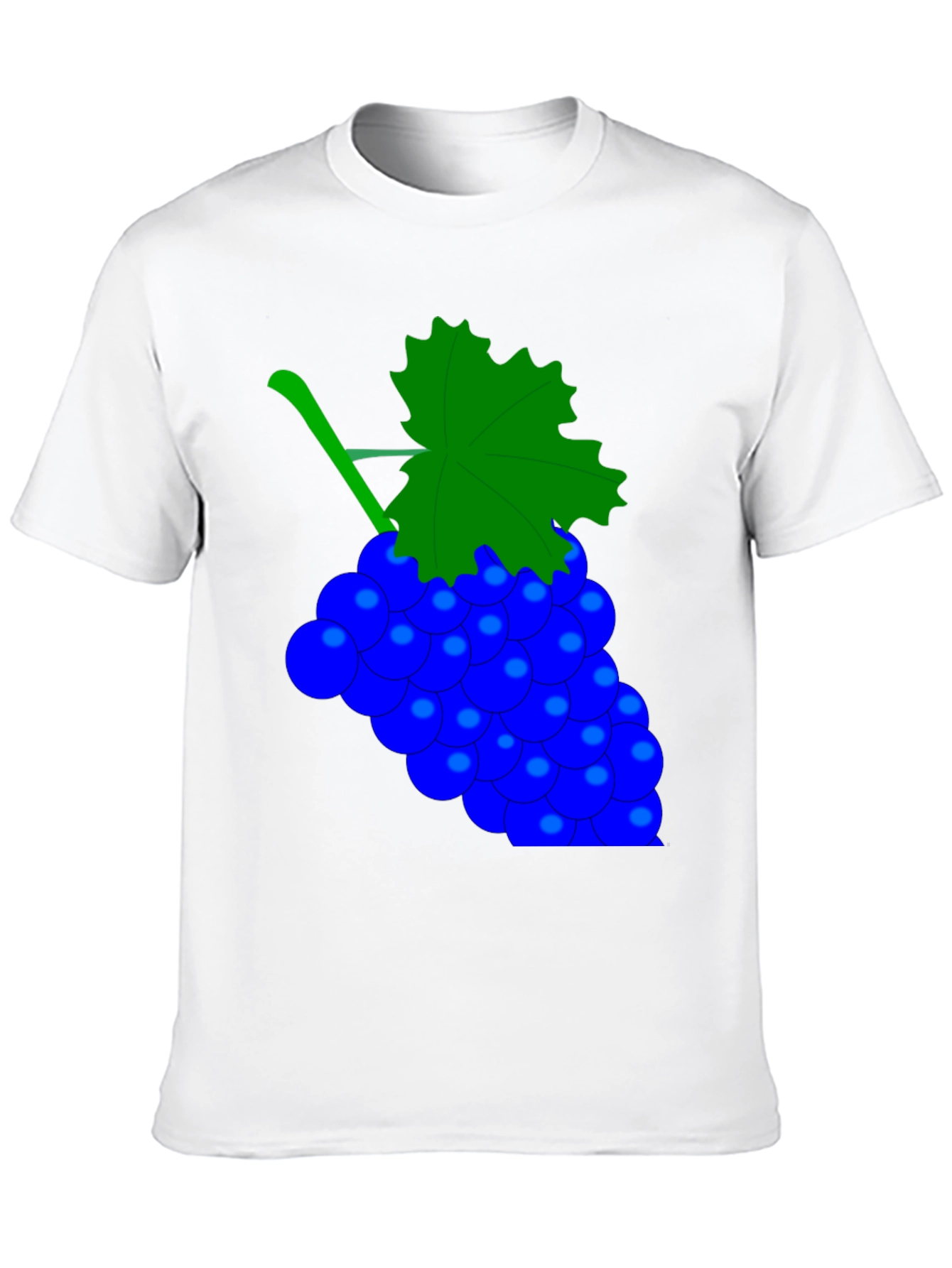 Novelty Graphic Tee - Grapes Design
