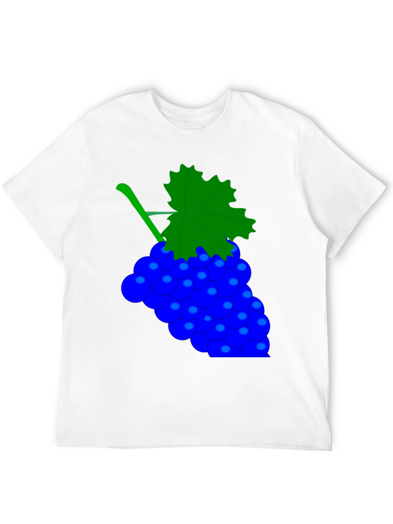Novelty Graphic Tee - Grapes Design