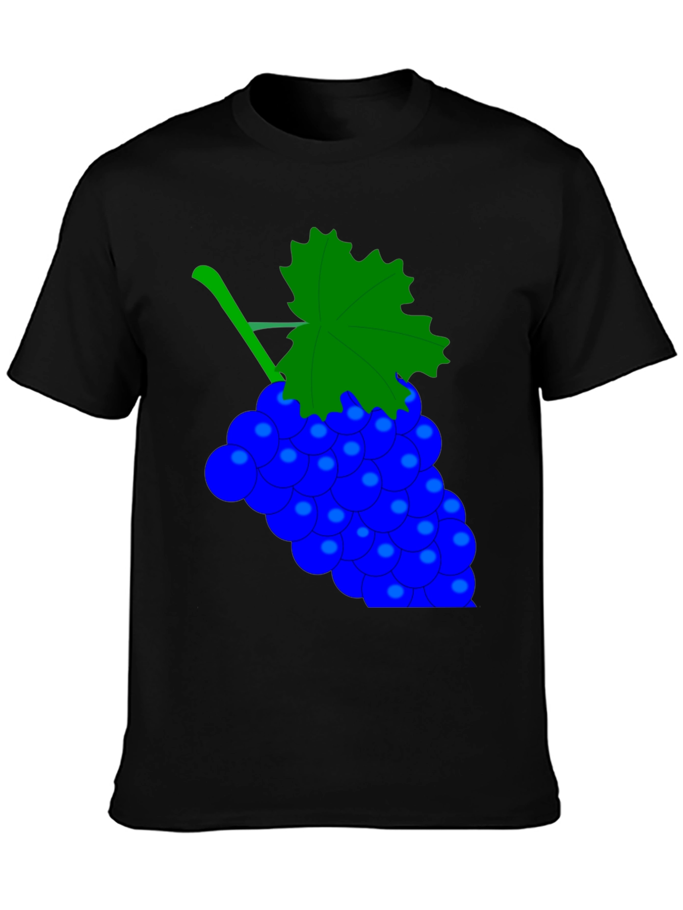 Novelty Graphic Tee - Grapes Design