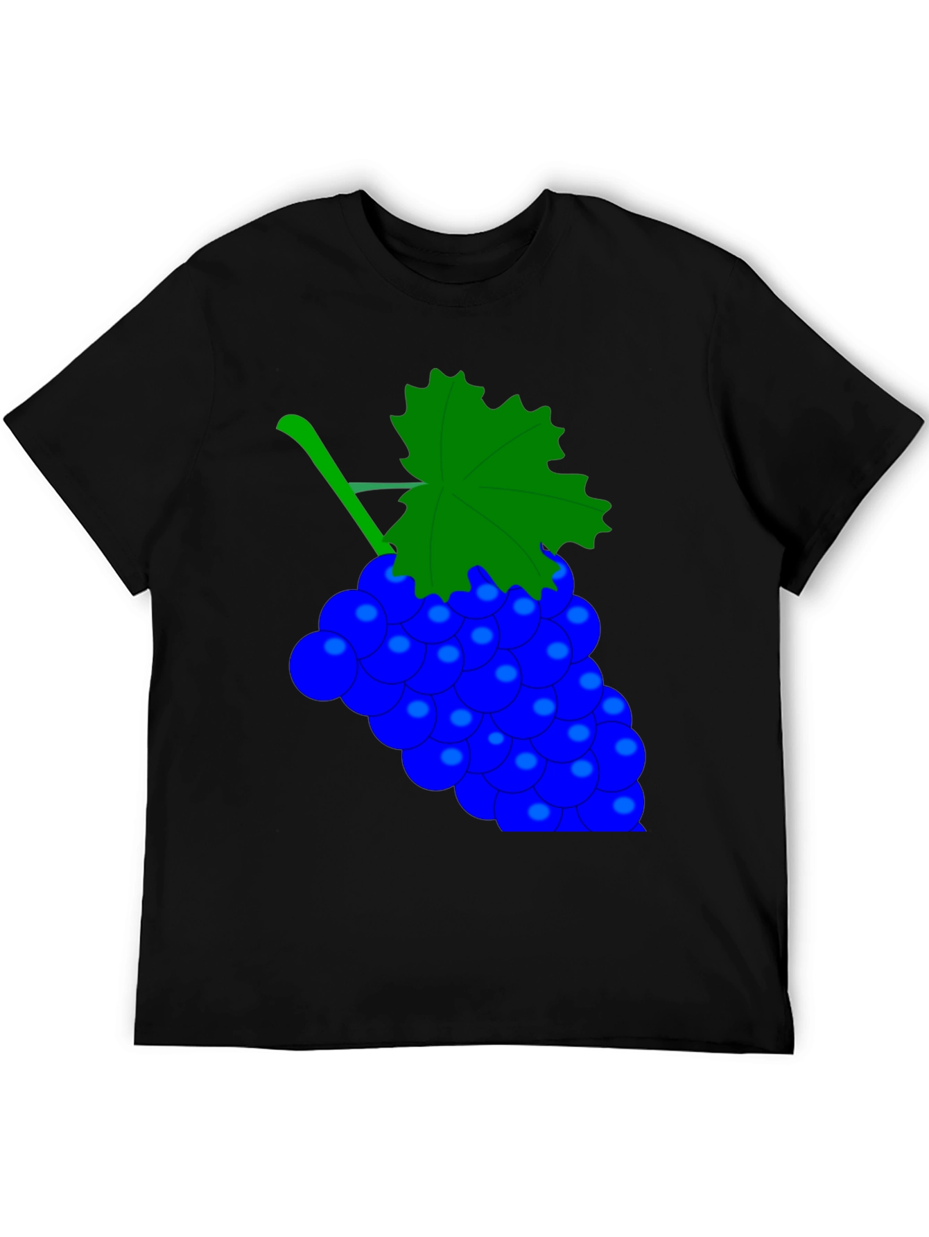 Novelty Graphic Tee - Grapes Design