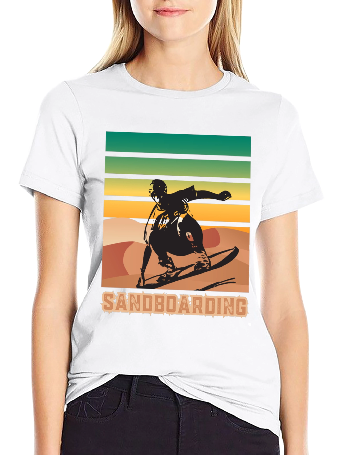 Sandboarding T-Shirt: Retro Style Sports Tee