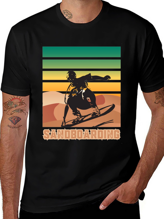 Sandboarding T-Shirt: Retro Style Sports Tee