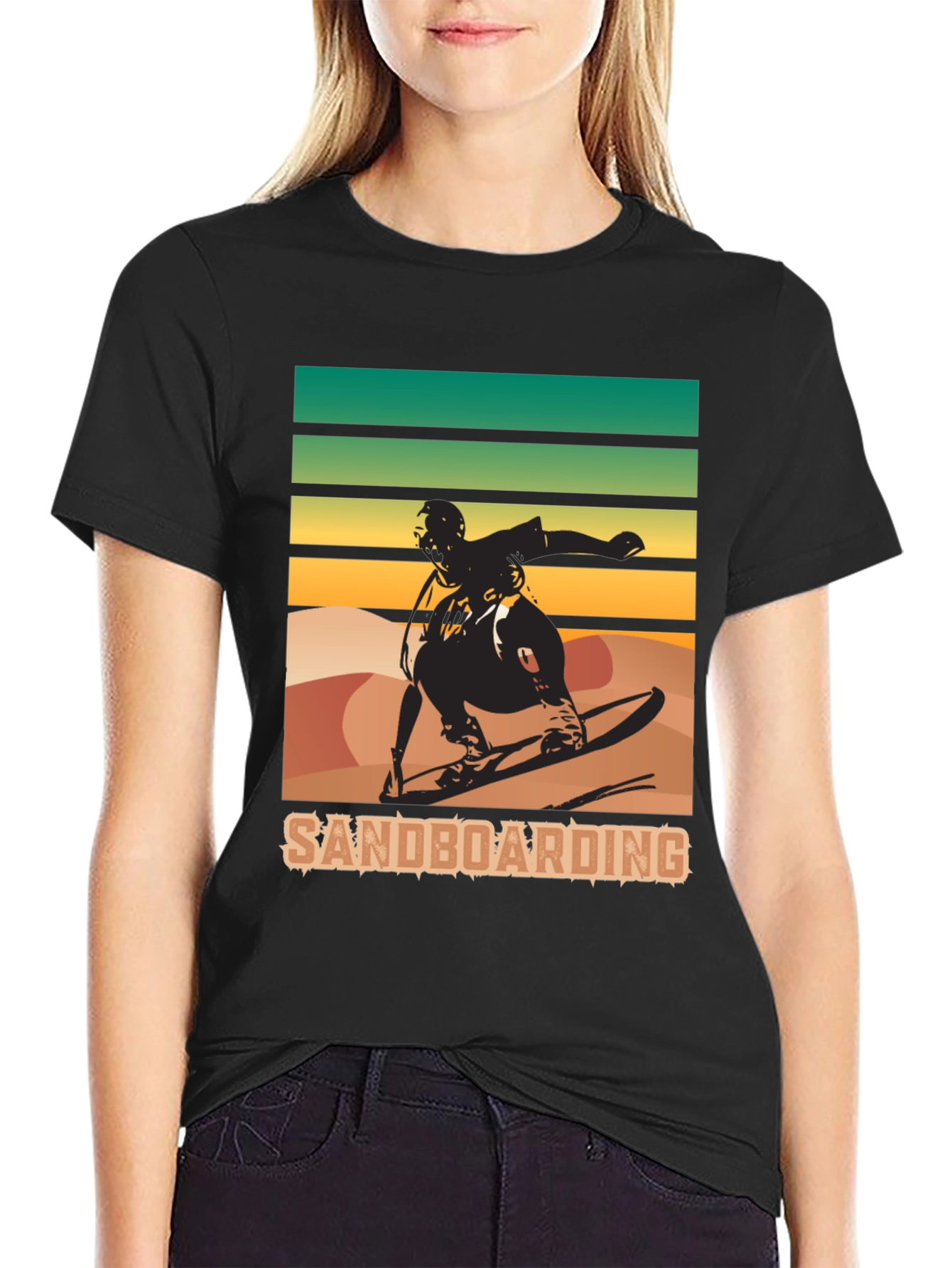 Sandboarding T-Shirt: Retro Style Sports Tee