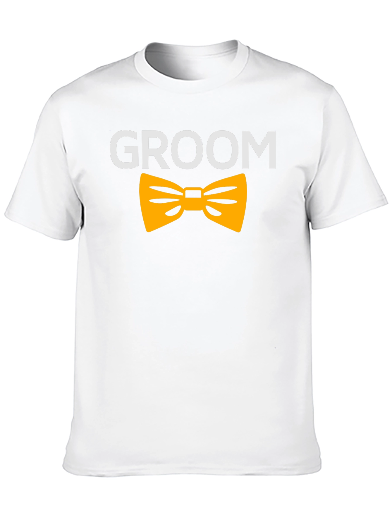 Groom T-Shirt - Black with Bowtie