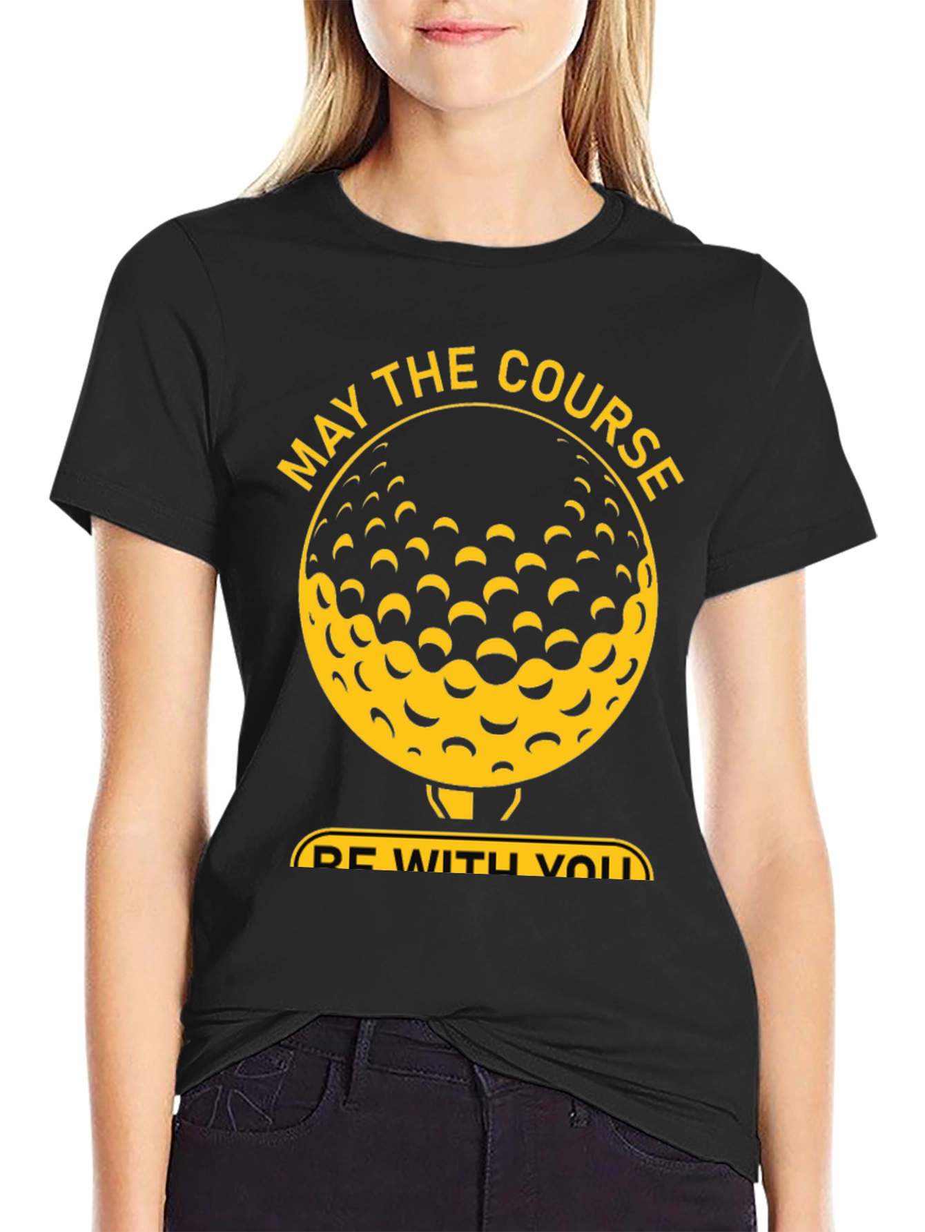 May The Course Be With You Golf T-Shirt