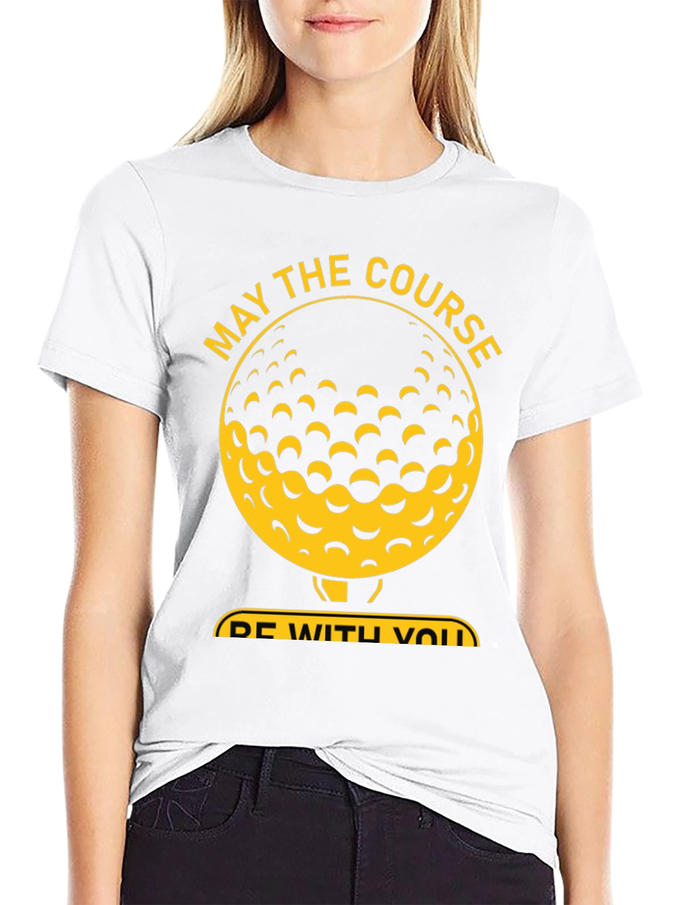 May The Course Be With You Golf T-Shirt