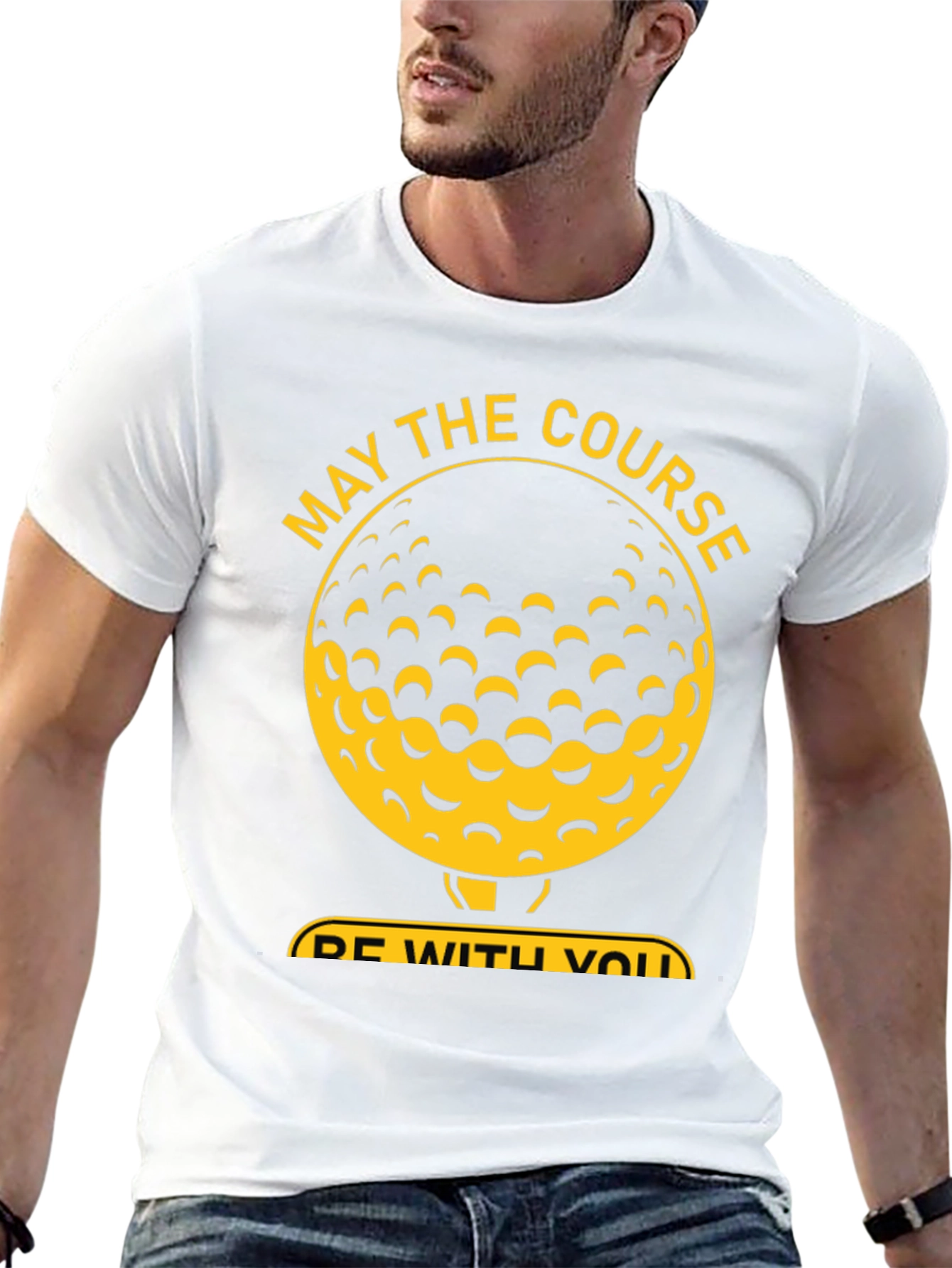 May The Course Be With You Golf T-Shirt