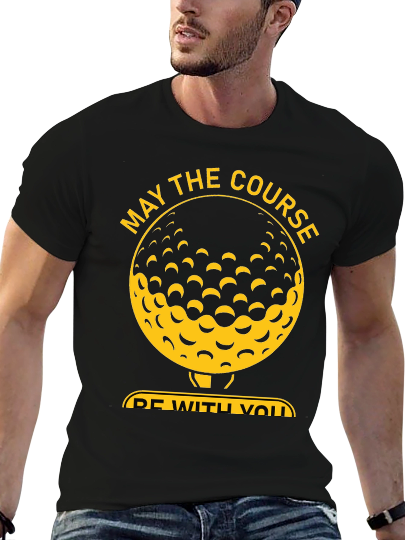 May The Course Be With You Golf T-Shirt