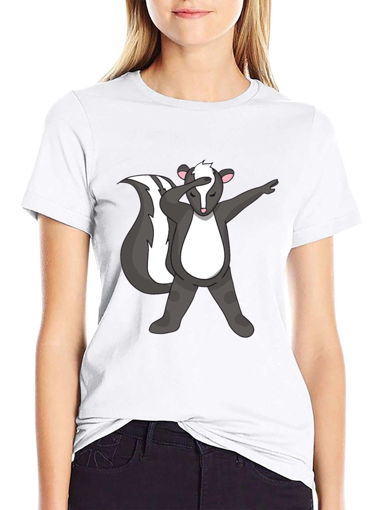 Dabbing Skunk Graphic Tee