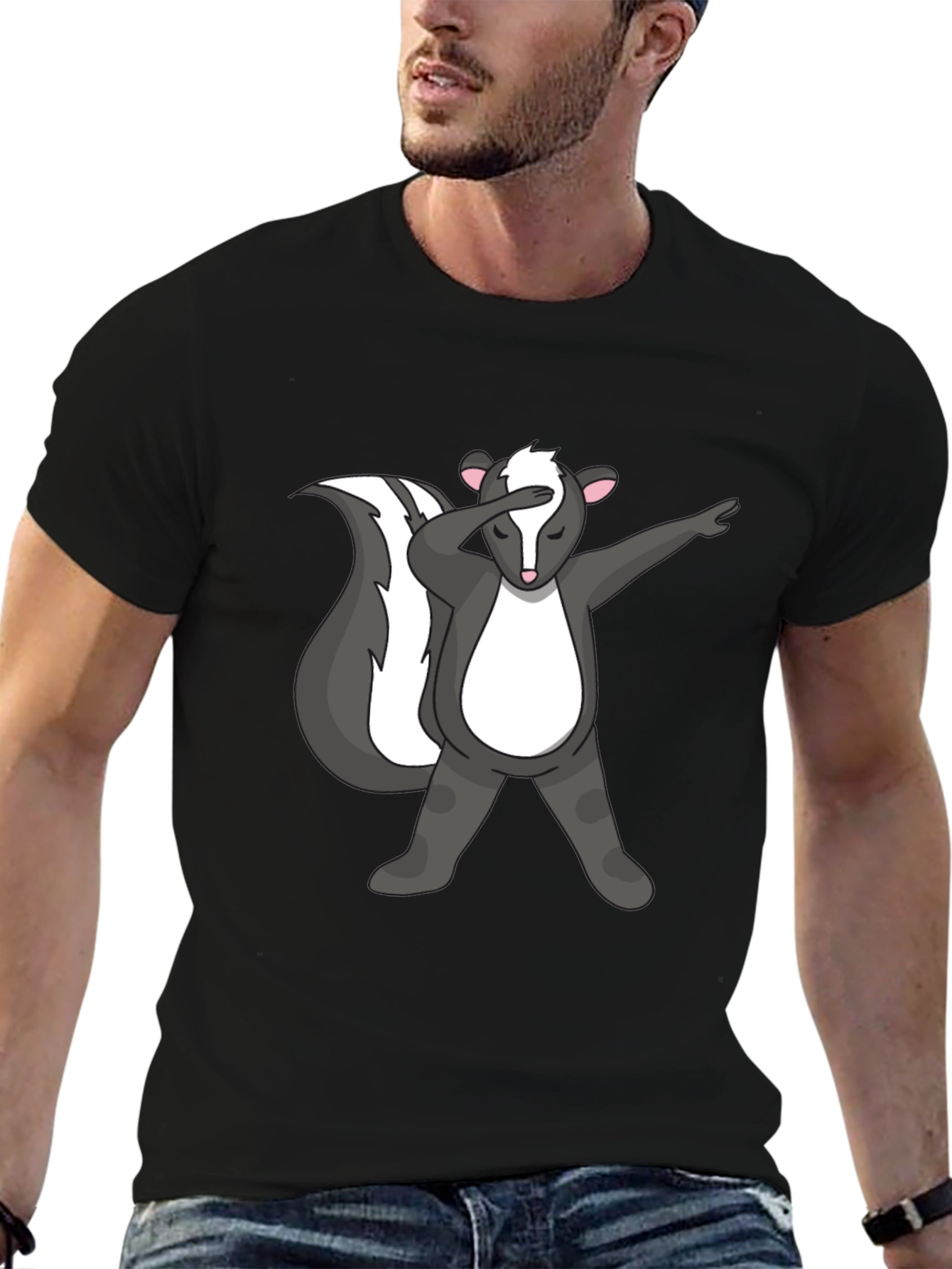 Dabbing Skunk Graphic Tee