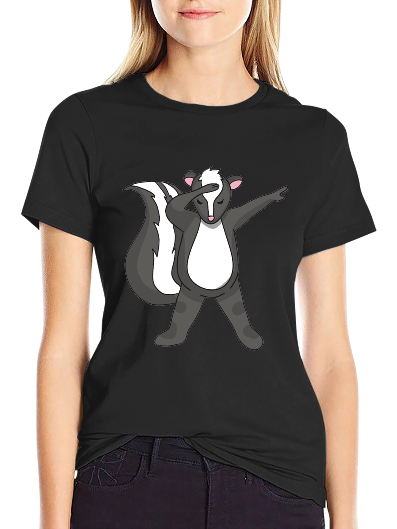 Dabbing Skunk Graphic Tee