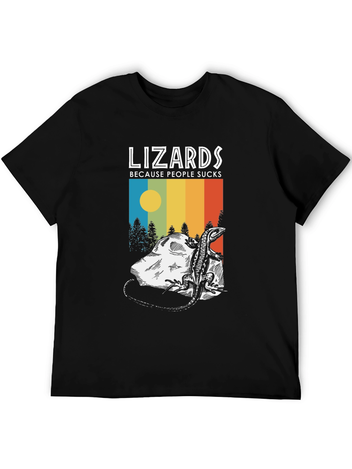 Lizards Because People Suck T-Shirt