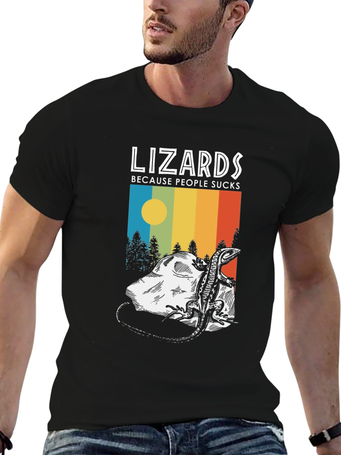 Lizards Because People Suck T-Shirt