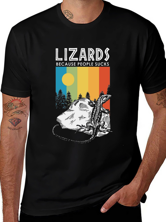 Lizards Because People Suck T-Shirt