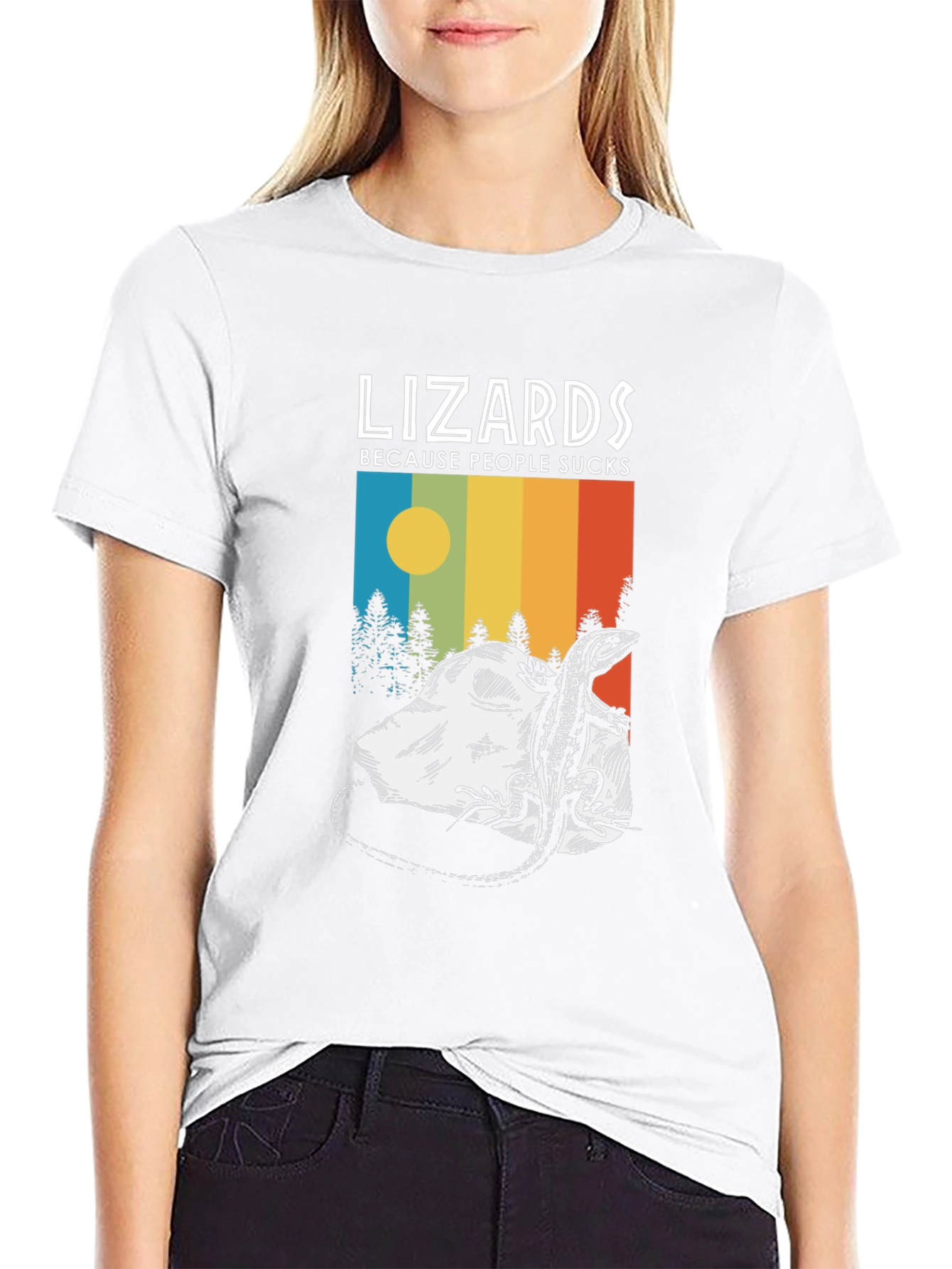 Lizards Because People Suck T-Shirt