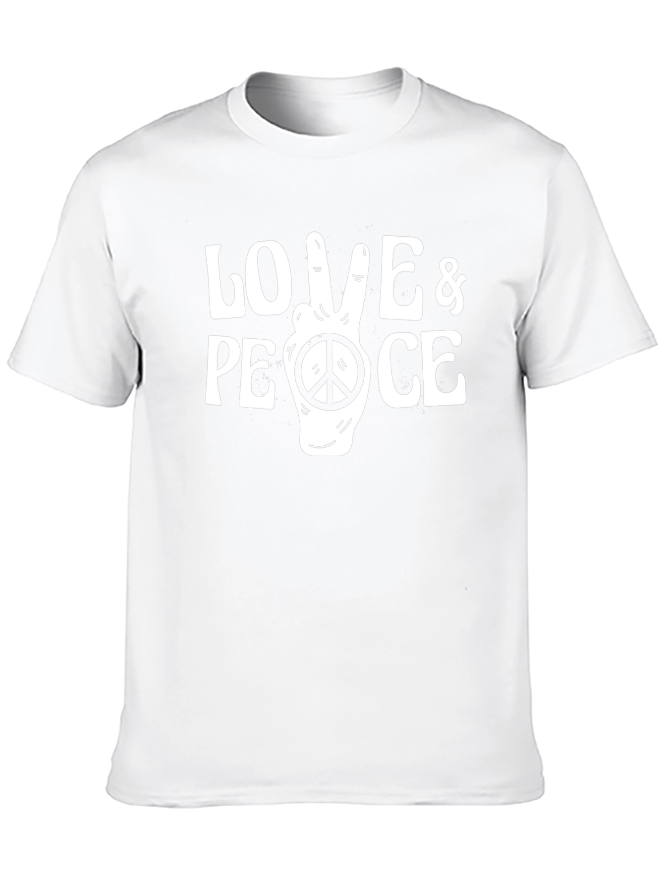 Love & Peace Graphic Tee - Black