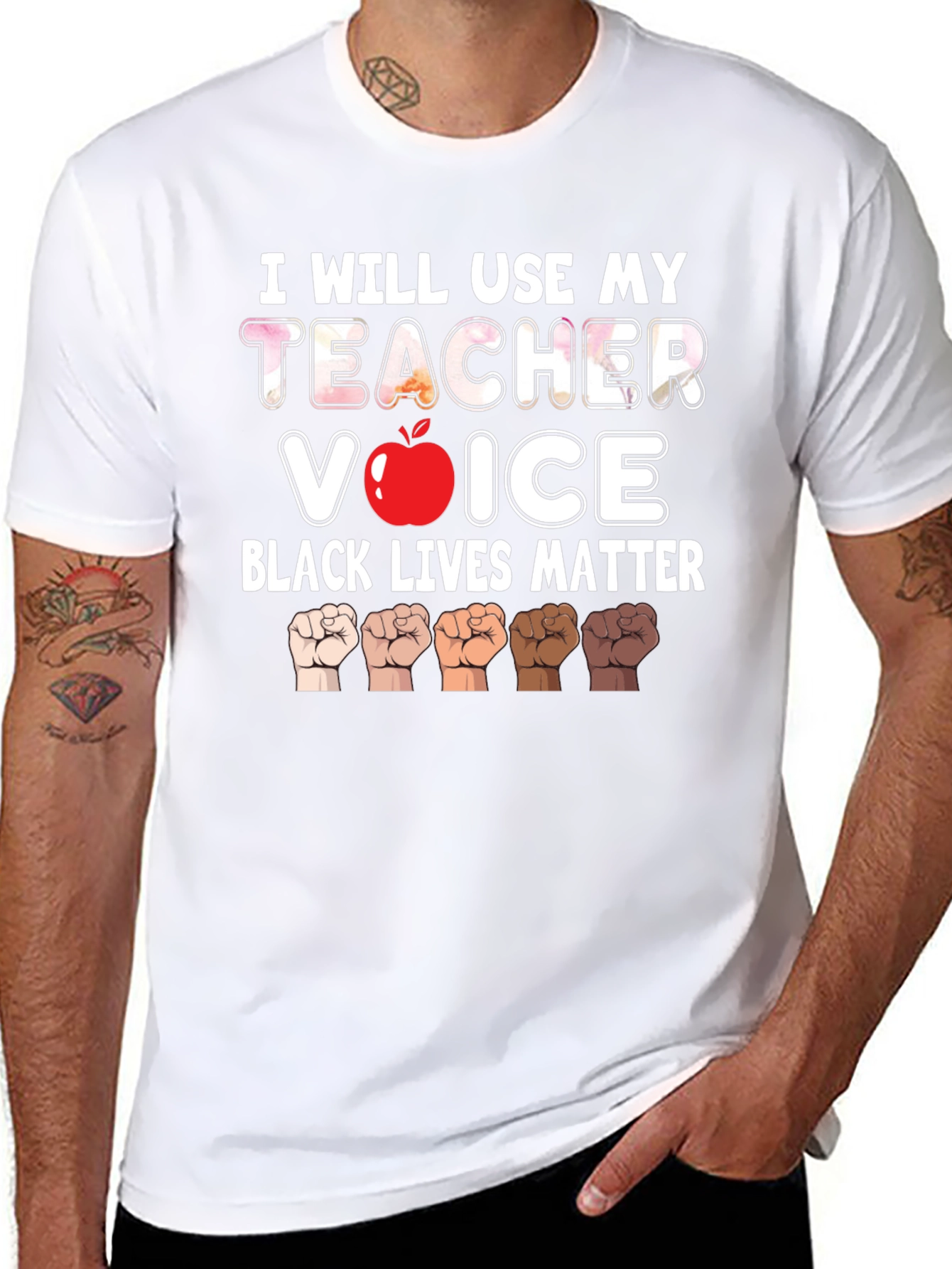 Teacher Voice BLM Graphic Tee