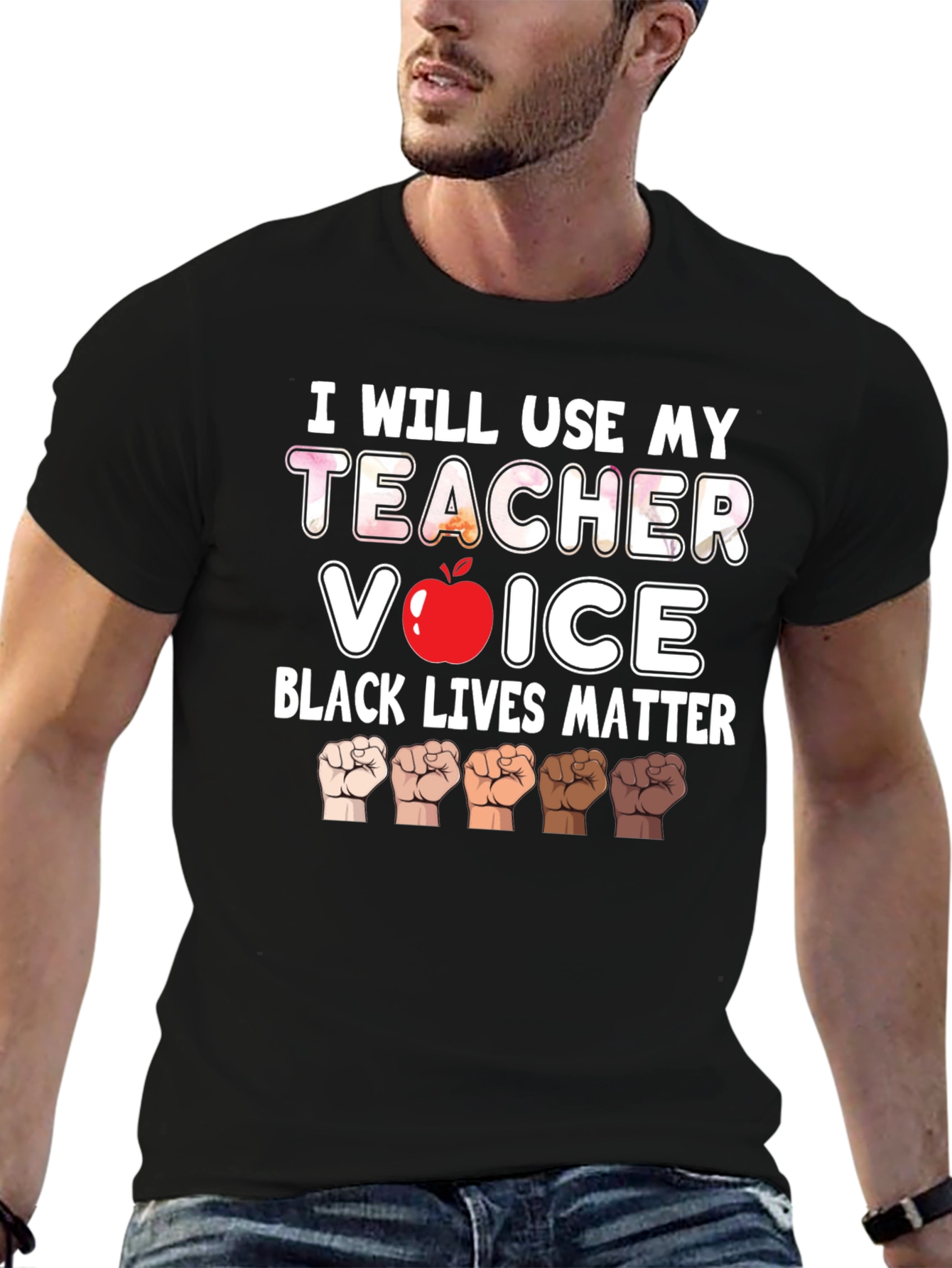 Teacher Voice BLM Graphic Tee