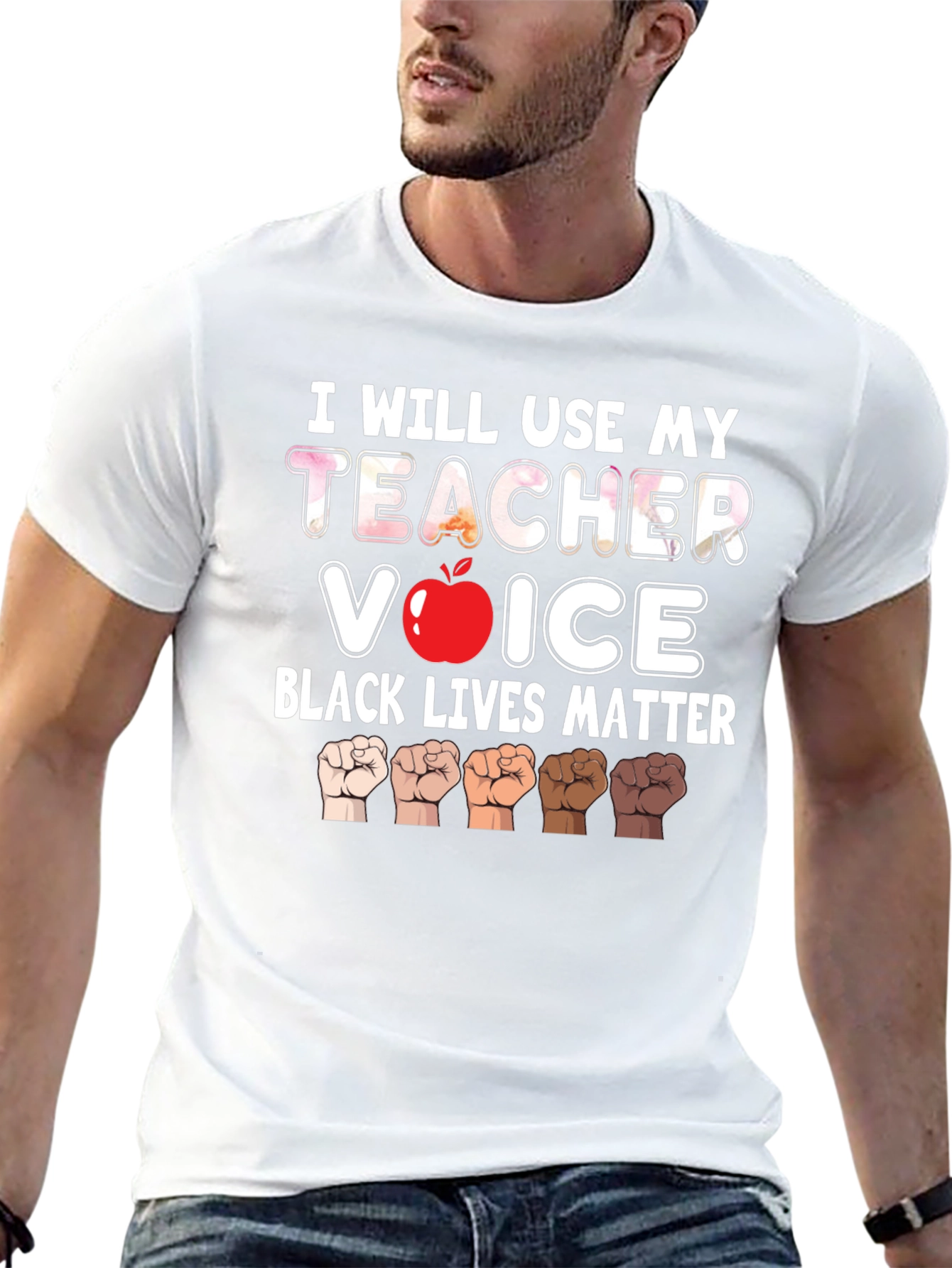 Teacher Voice BLM Graphic Tee