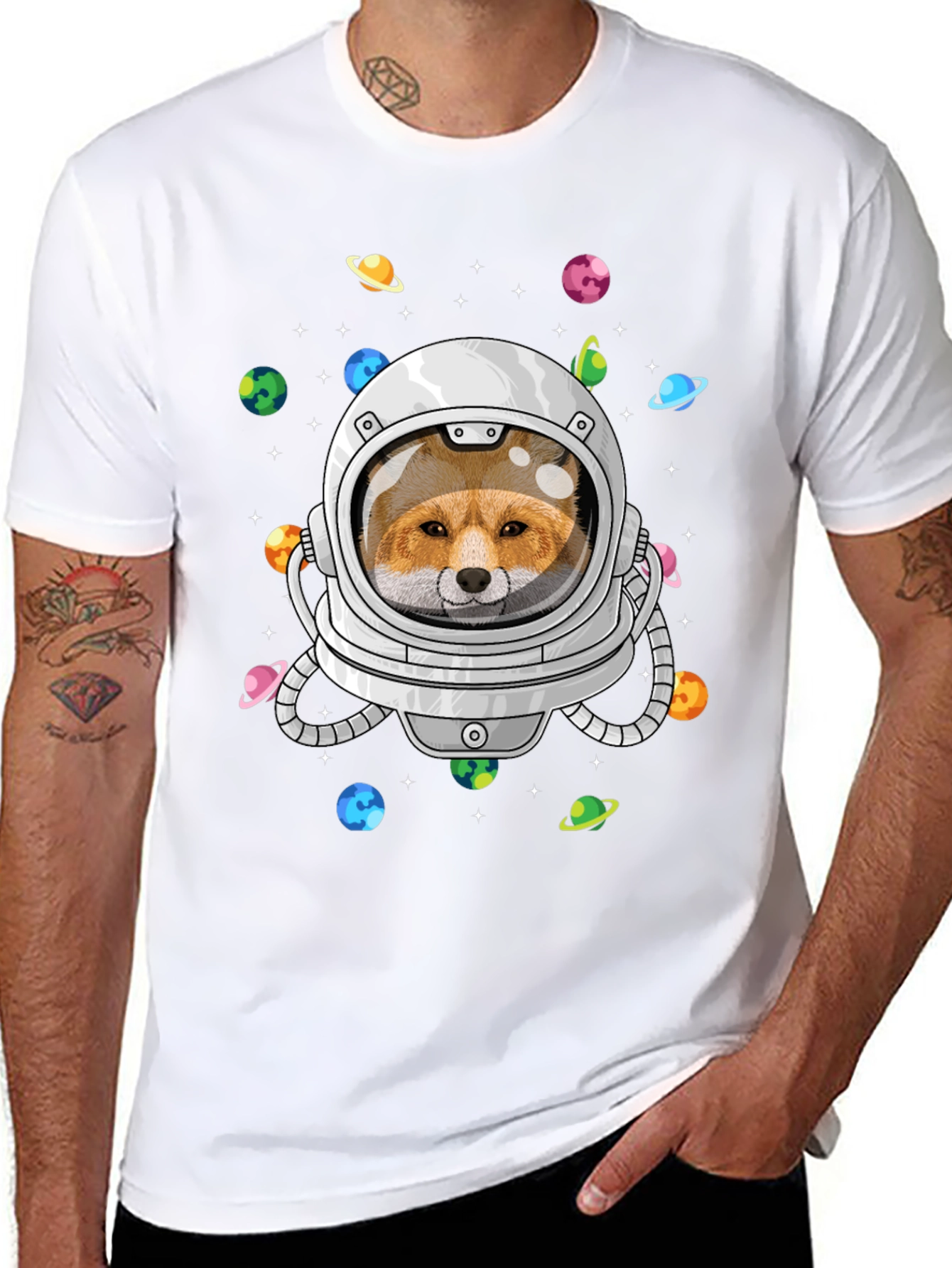 Fox Astronaut Graphic Tee