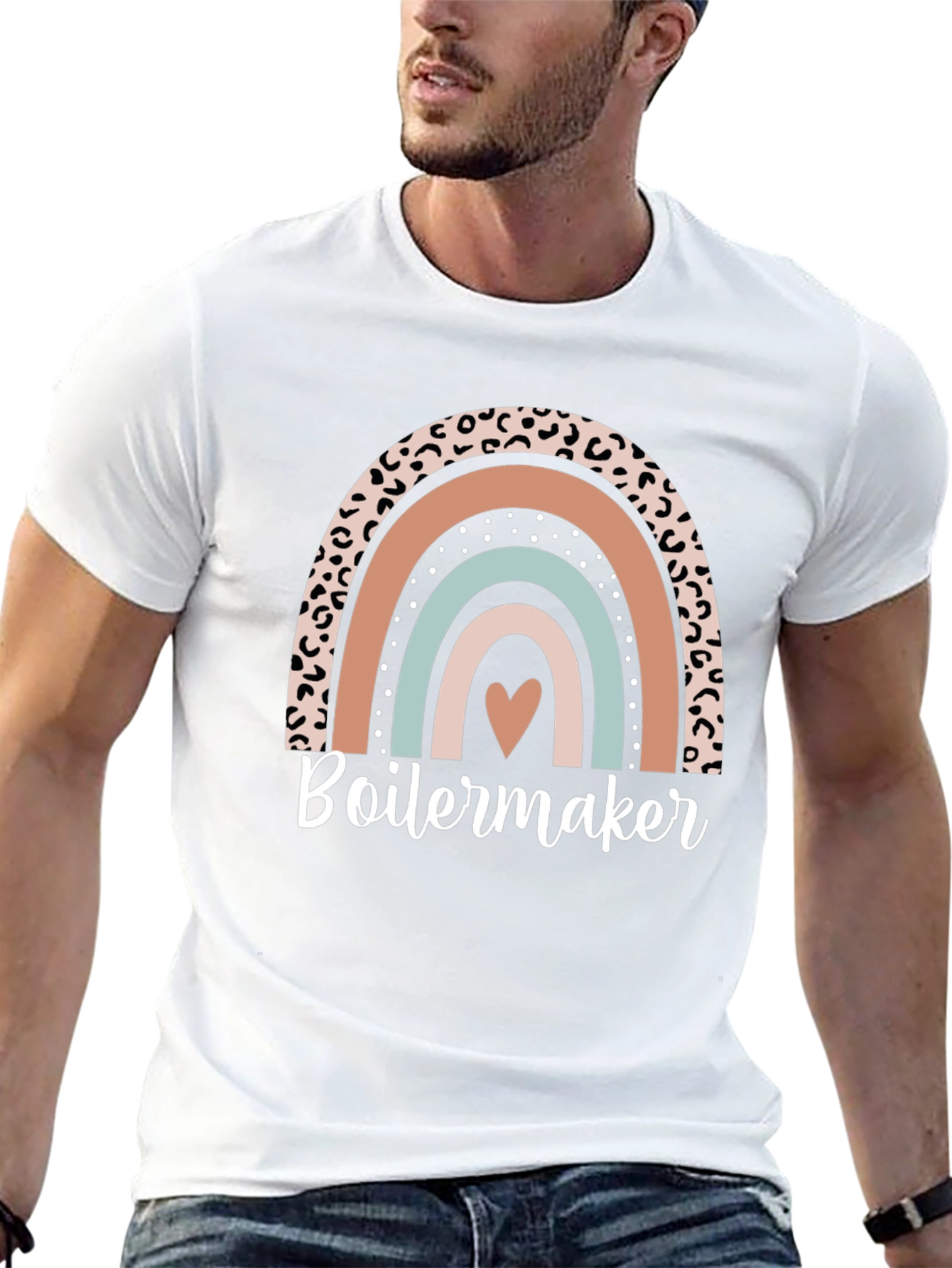 Boilermaker Rainbow Leopard T-Shirt