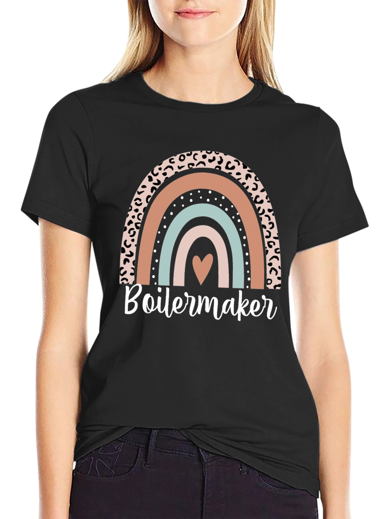 Boilermaker Rainbow Leopard T-Shirt