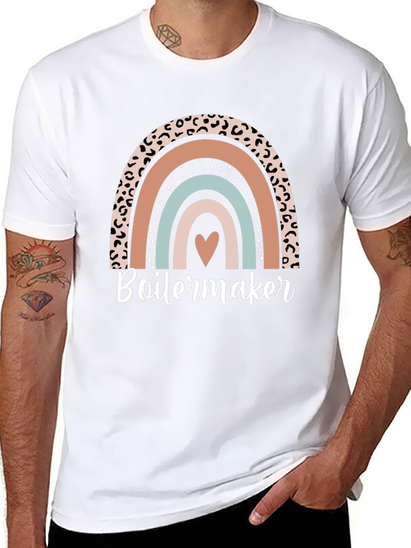 Boilermaker Rainbow Leopard T-Shirt