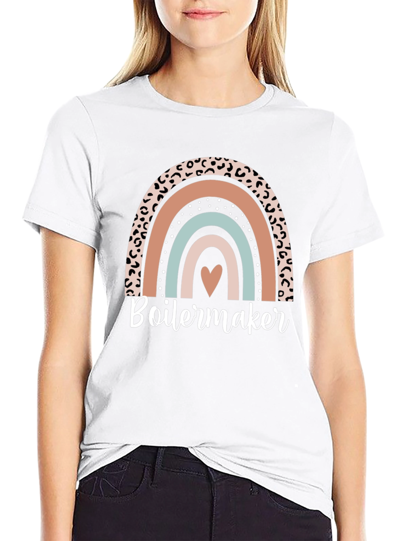 Boilermaker Rainbow Leopard T-Shirt