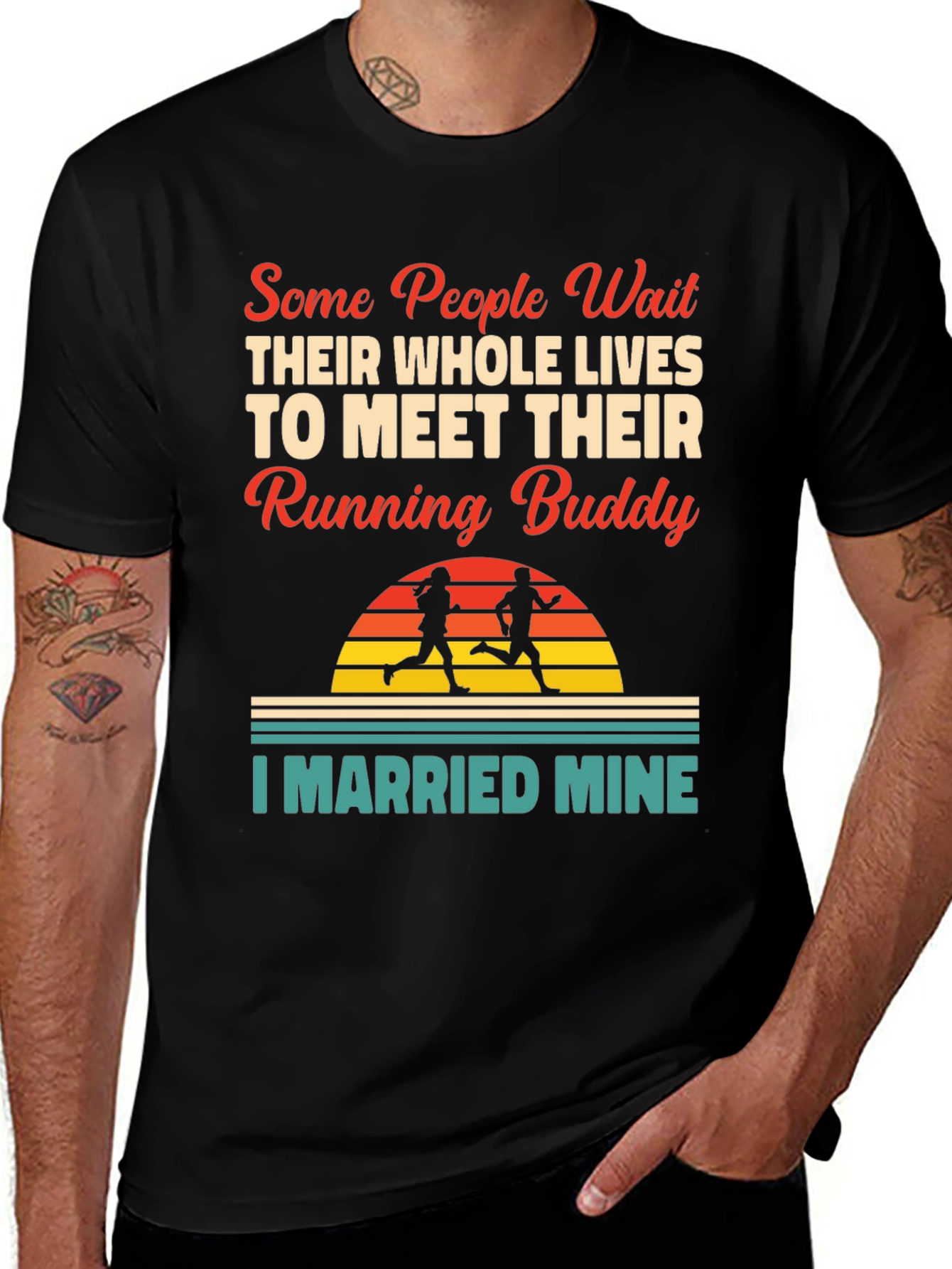 Running Buddy T-Shirt - I Married Mine!