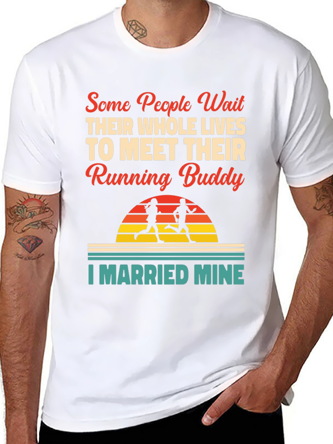 Running Buddy T-Shirt - I Married Mine!