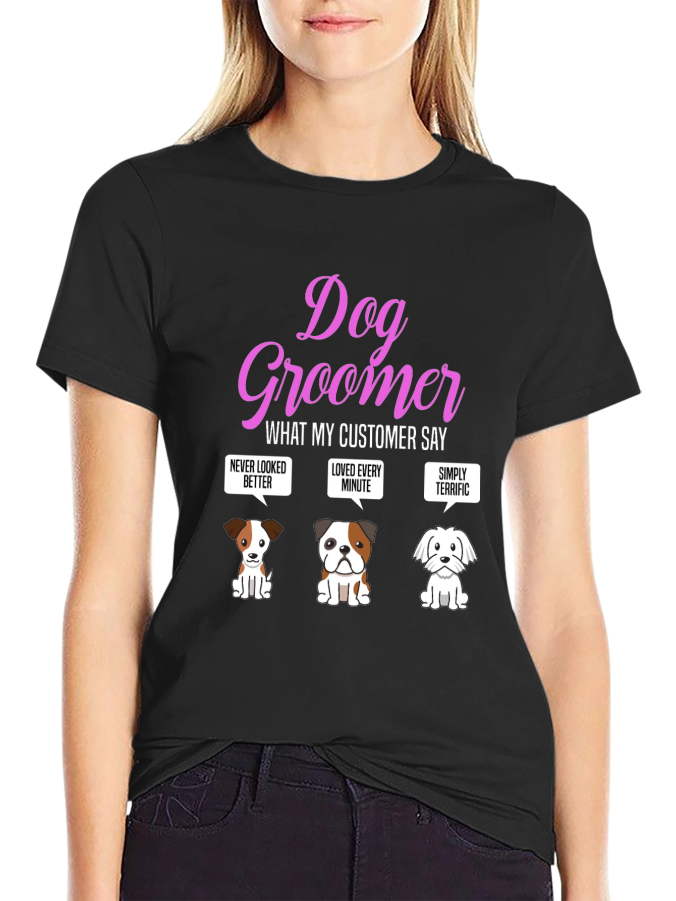 Dog Groomer Graphic T-Shirt