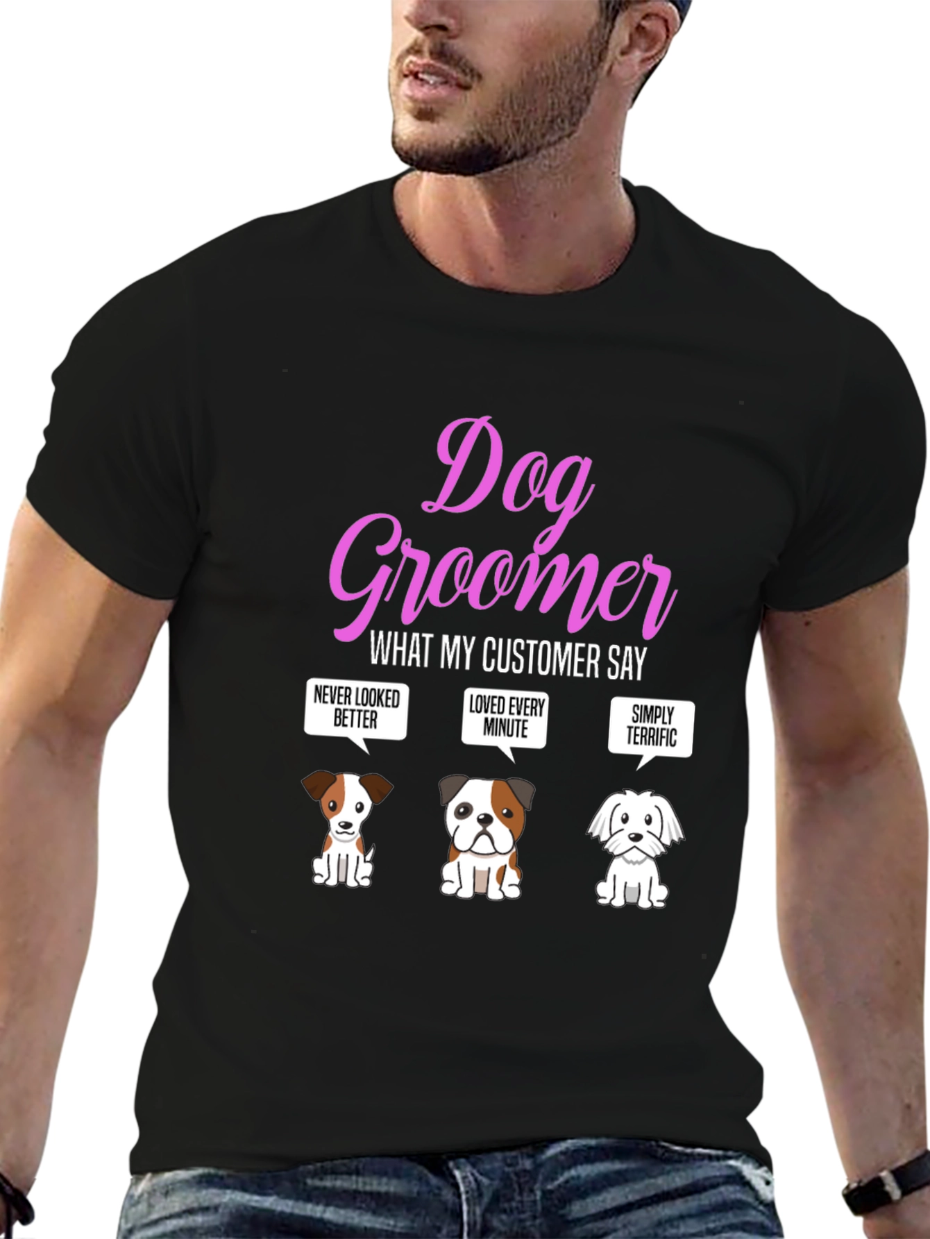 Dog Groomer Graphic T-Shirt