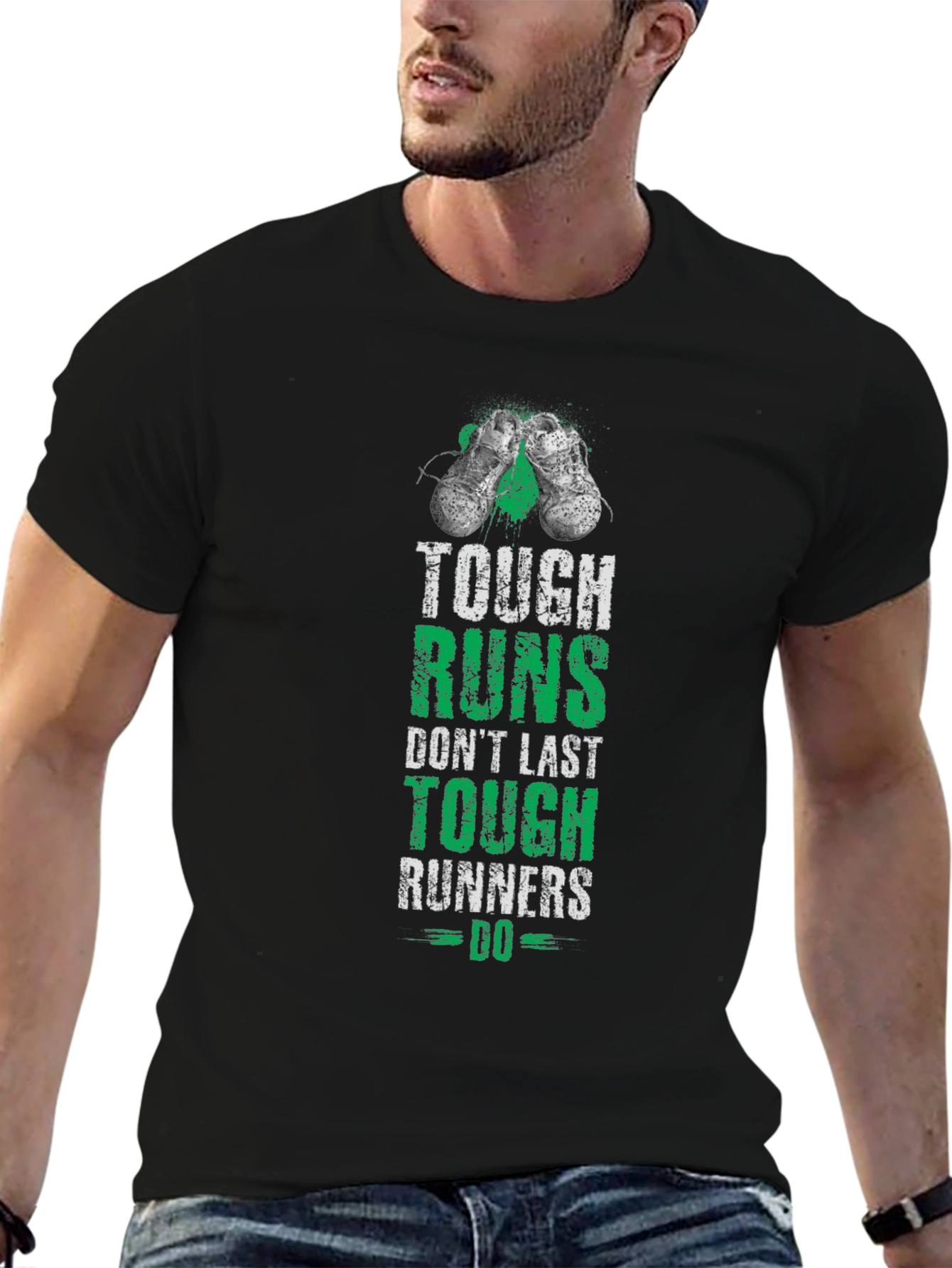 Tough Runs Runners Graphic T-Shirt