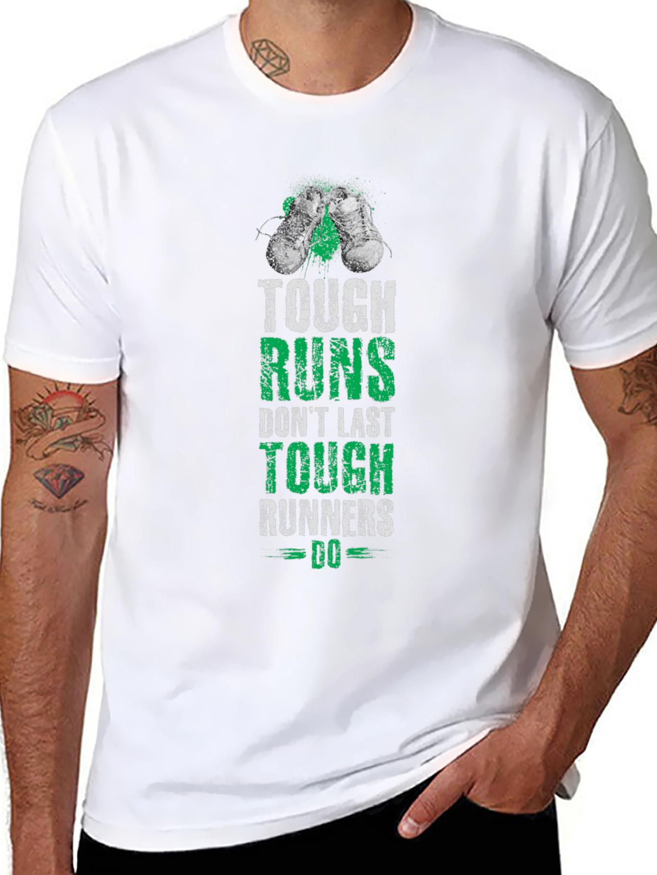 Tough Runs Runners Graphic T-Shirt