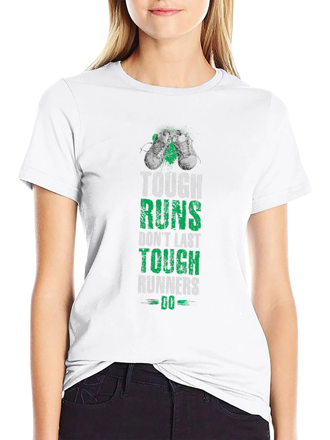 Tough Runs Runners Graphic T-Shirt
