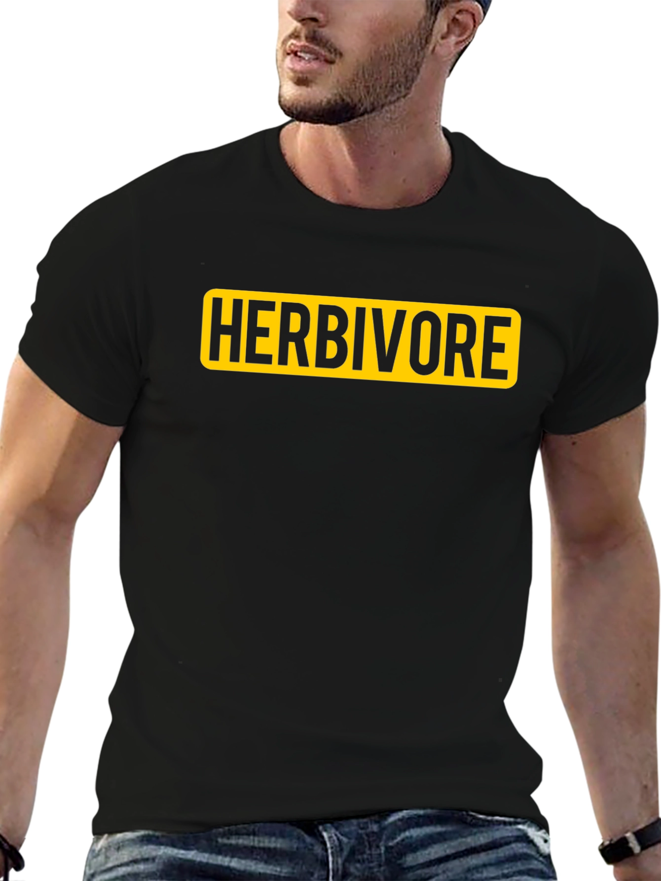 Herbivore Graphic Tee - Bold Vegan Statement Shirt