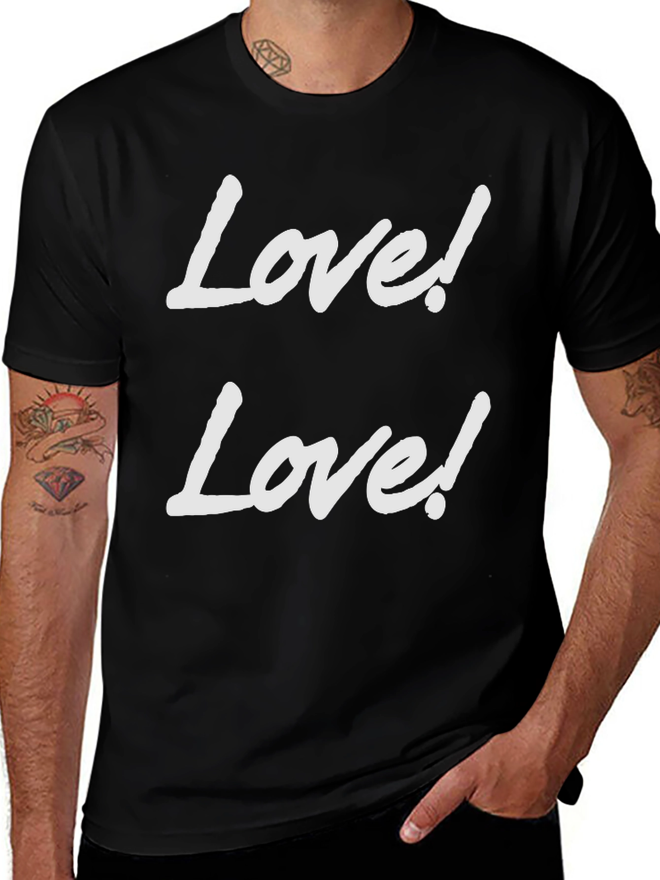 Love Graphic Tee - Black
