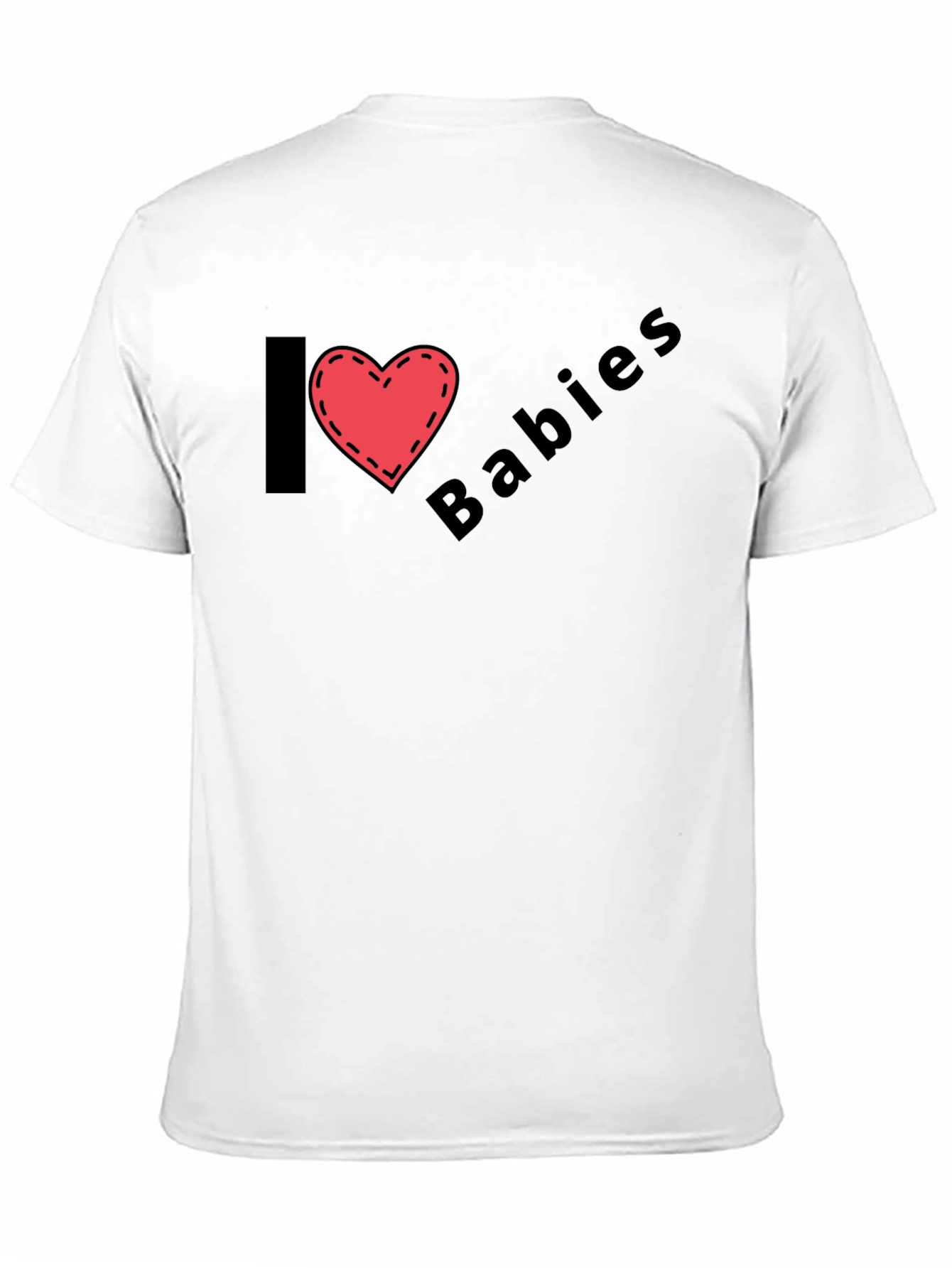 I Heart Babies Black T-Shirt