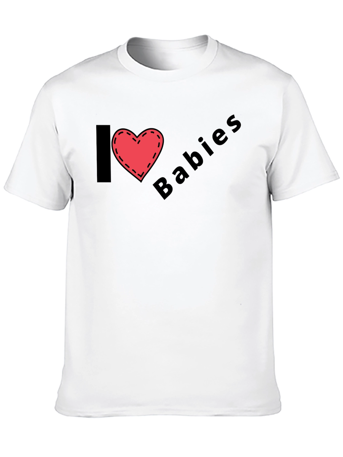 I Heart Babies Black T-Shirt