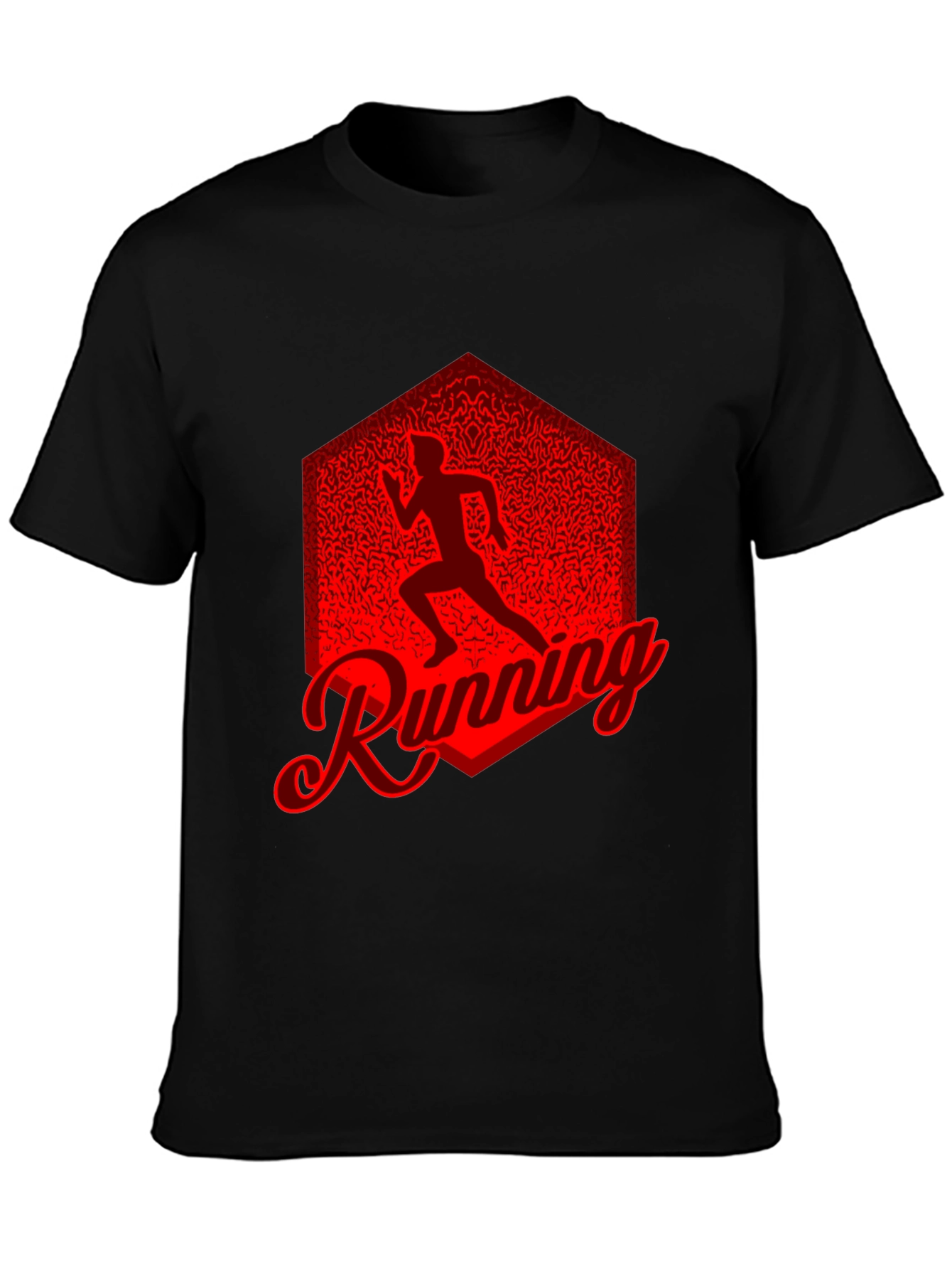 Running Graphic Tee - Black