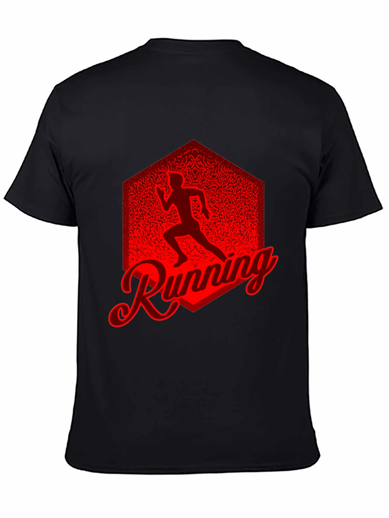 Running Graphic Tee - Black