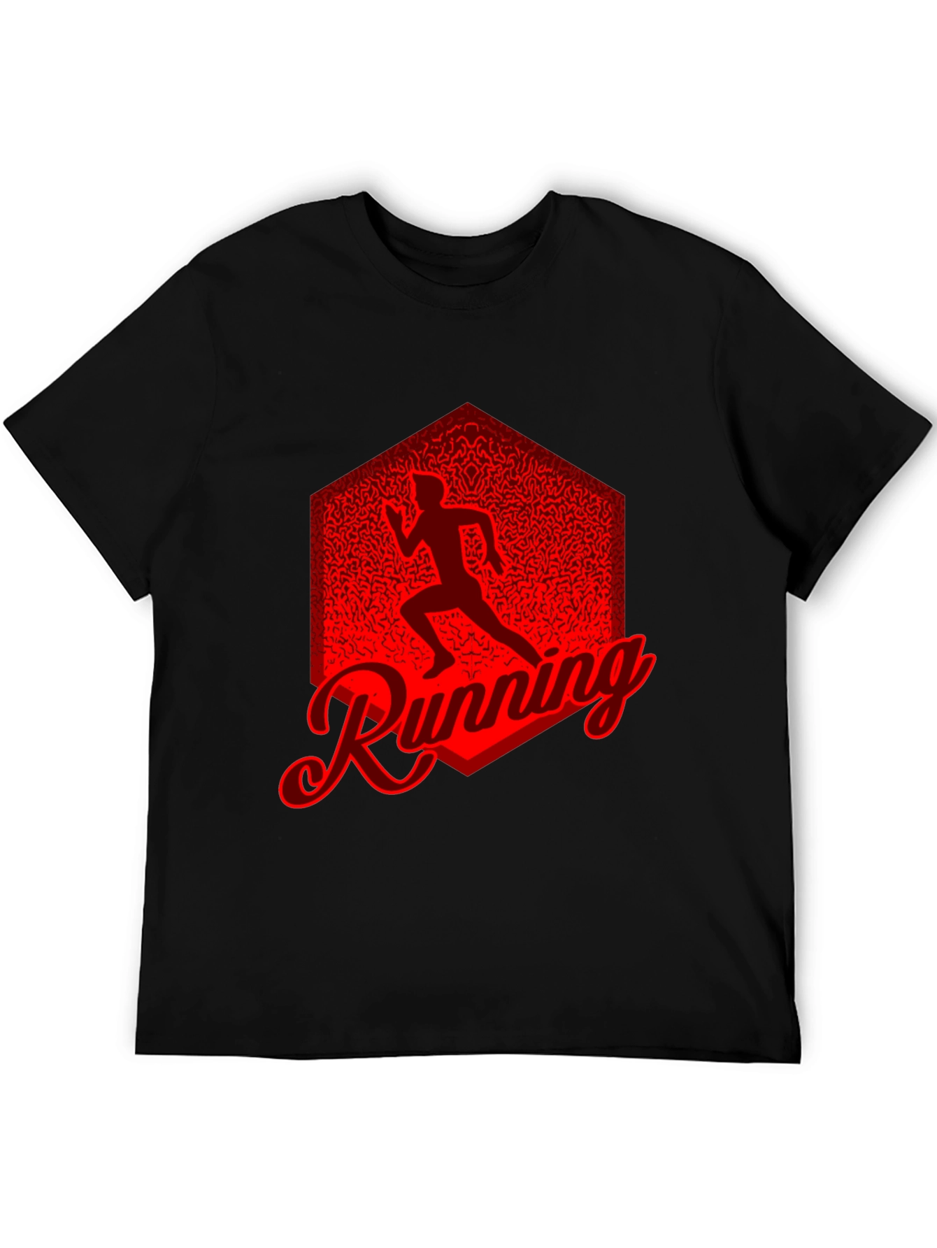 Running Graphic Tee - Black