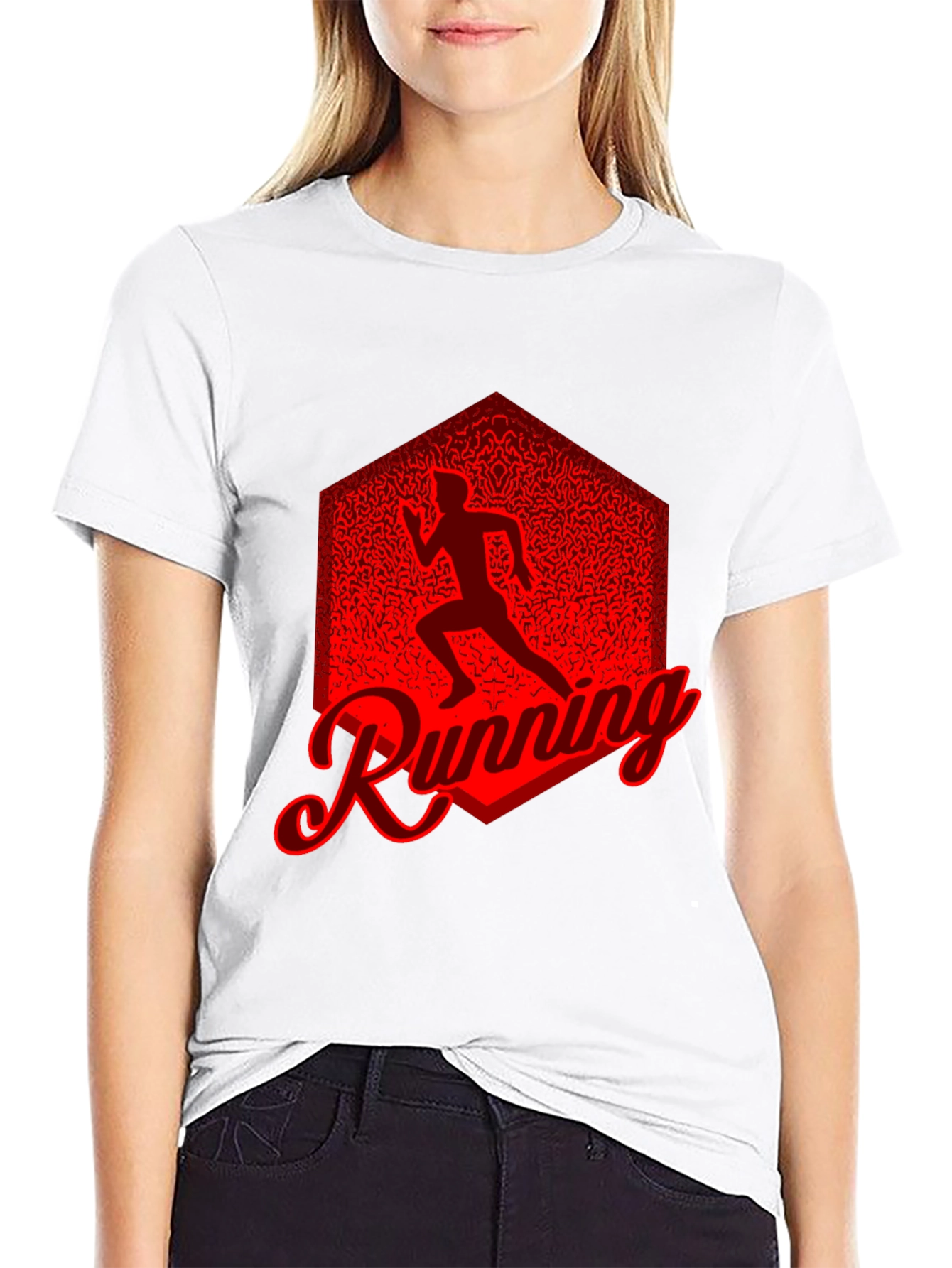 Running Graphic Tee - Black