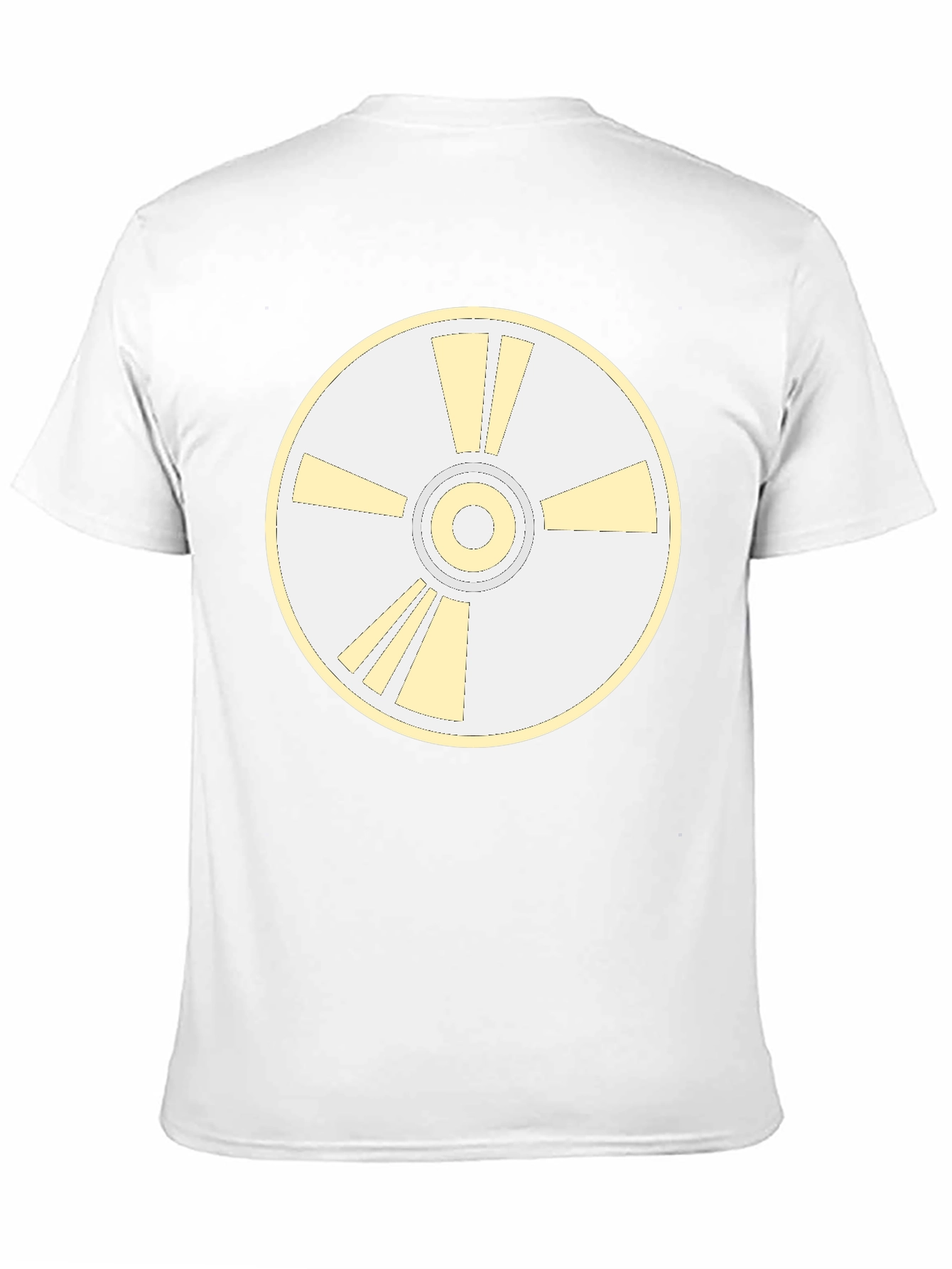 Retro Disc Graphic Tee - Black