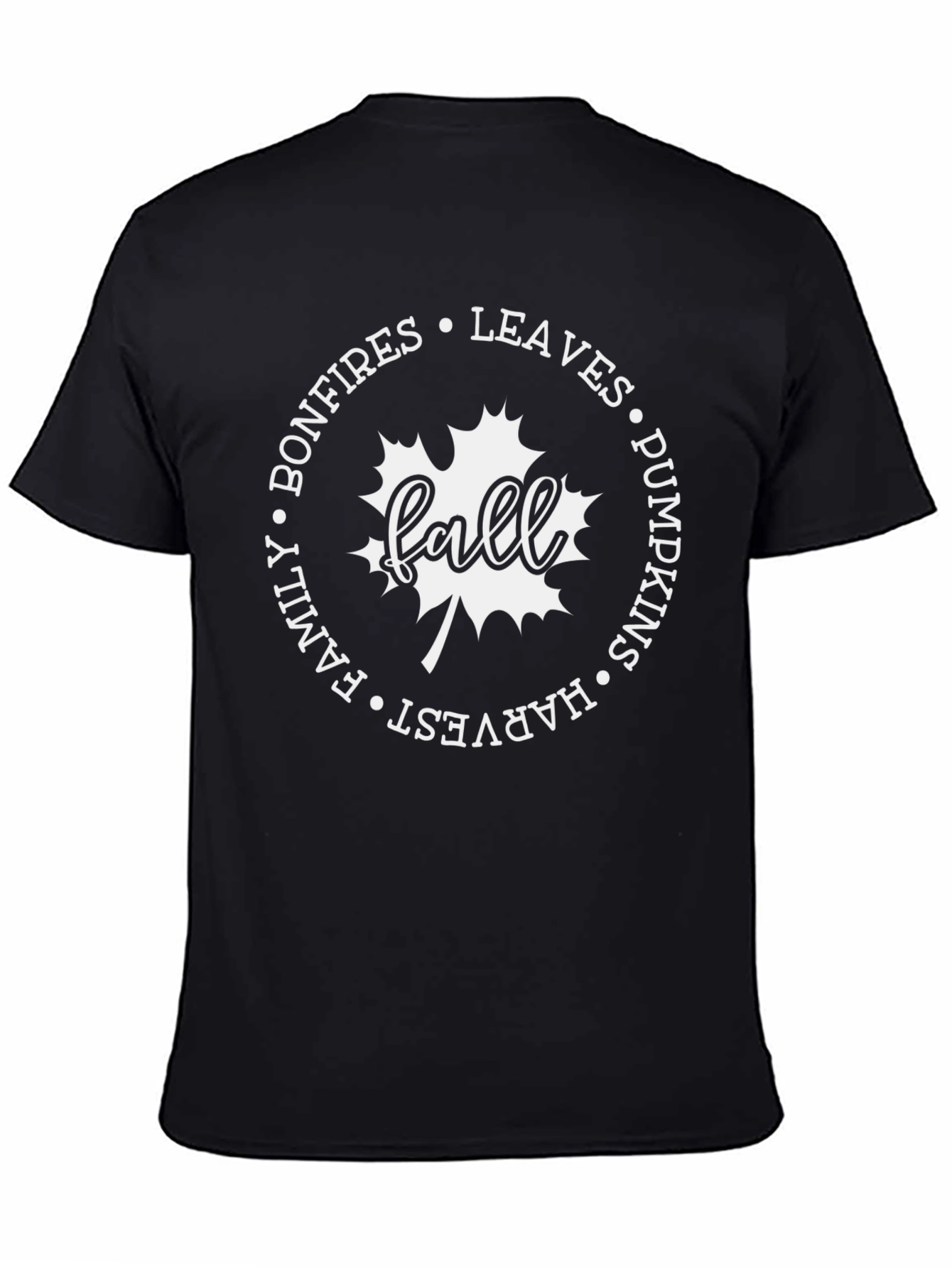 Fall Bonfires Leaves T-Shirt - Harvest Season