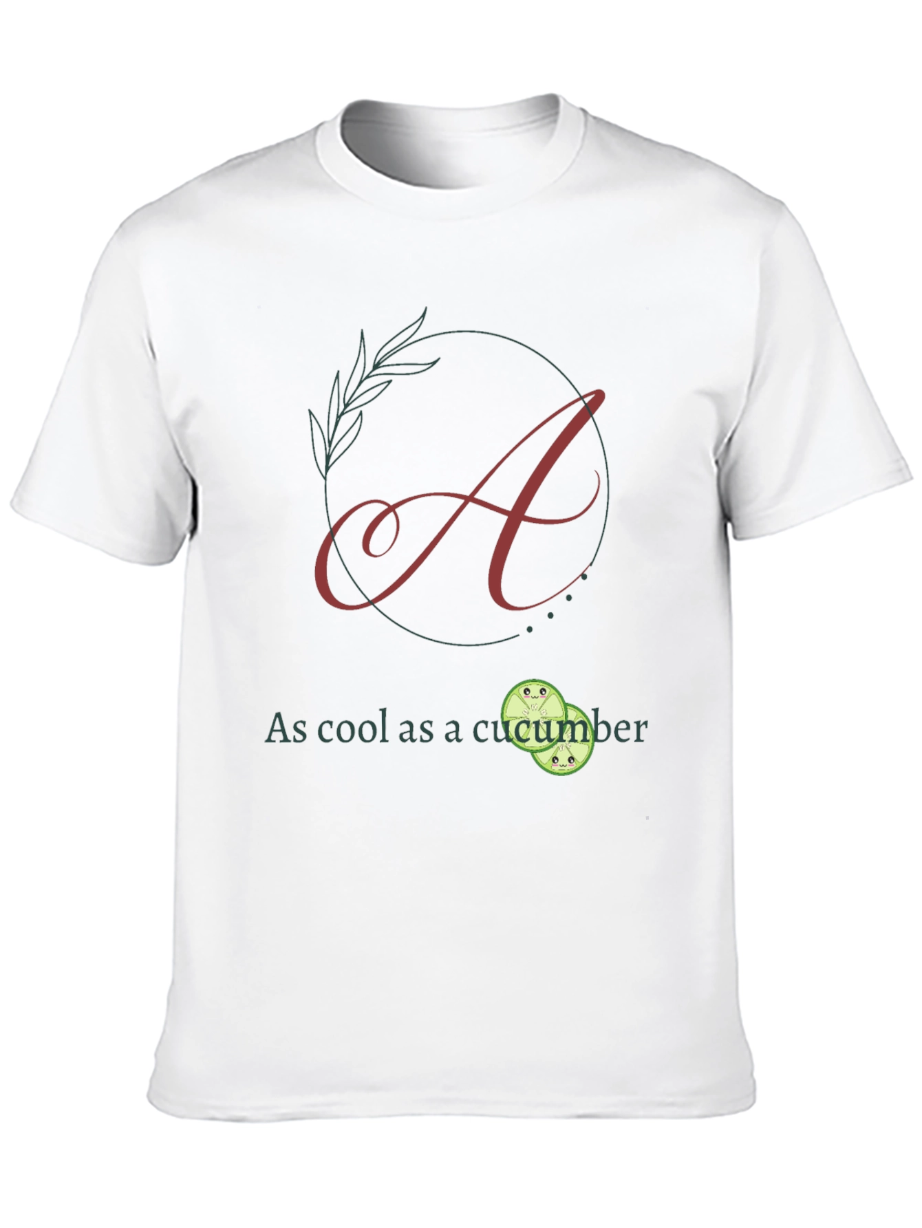 Cool as a Cucumber Black Graphic Tee